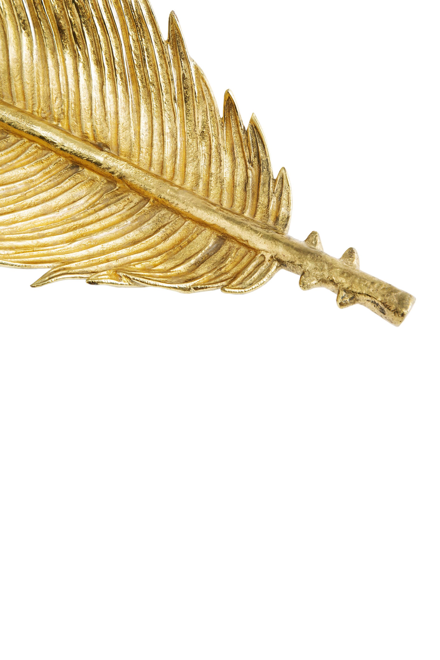 New Leaves Sago Palm Bread Plate