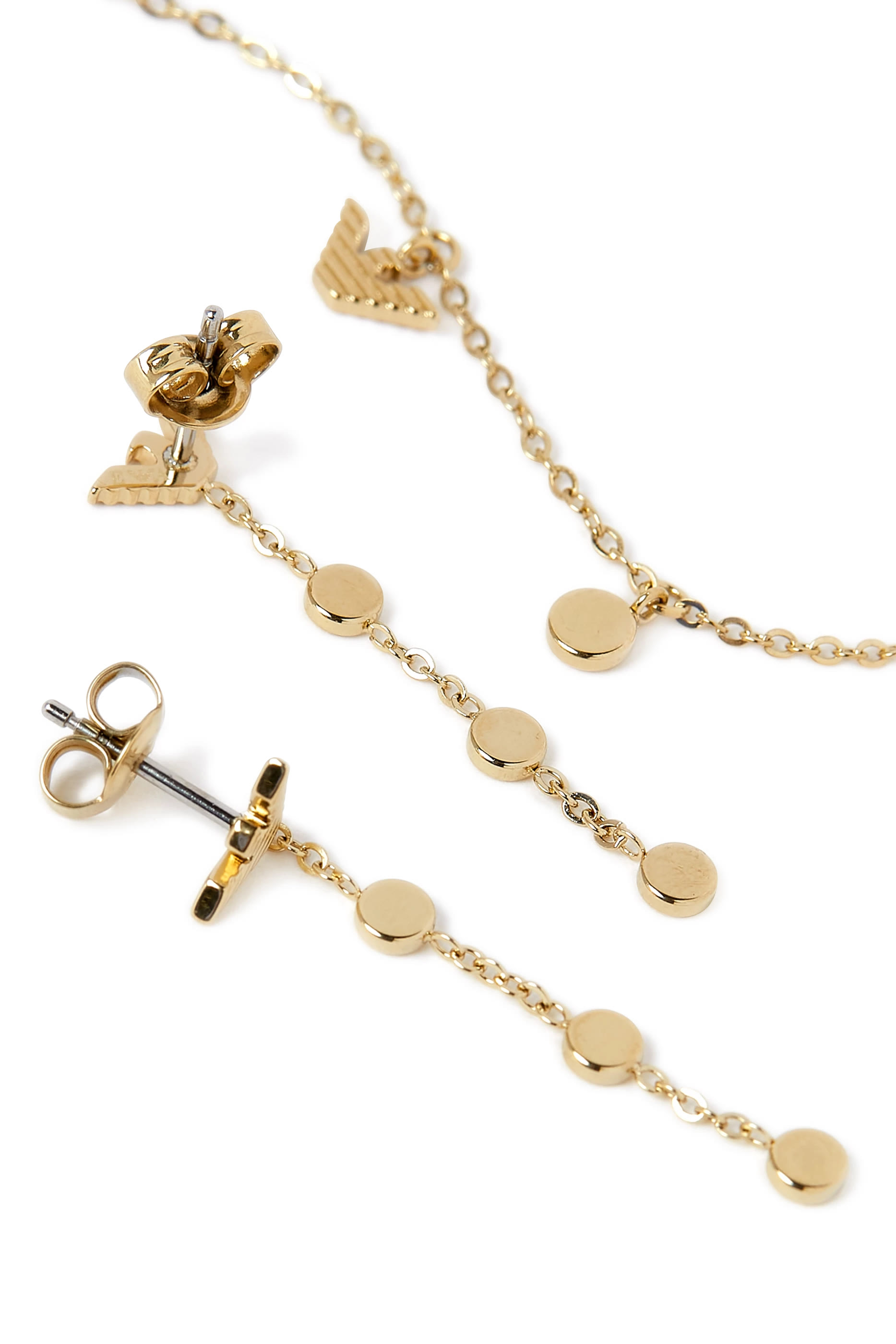 Logo Necklace & Earring Gift Set