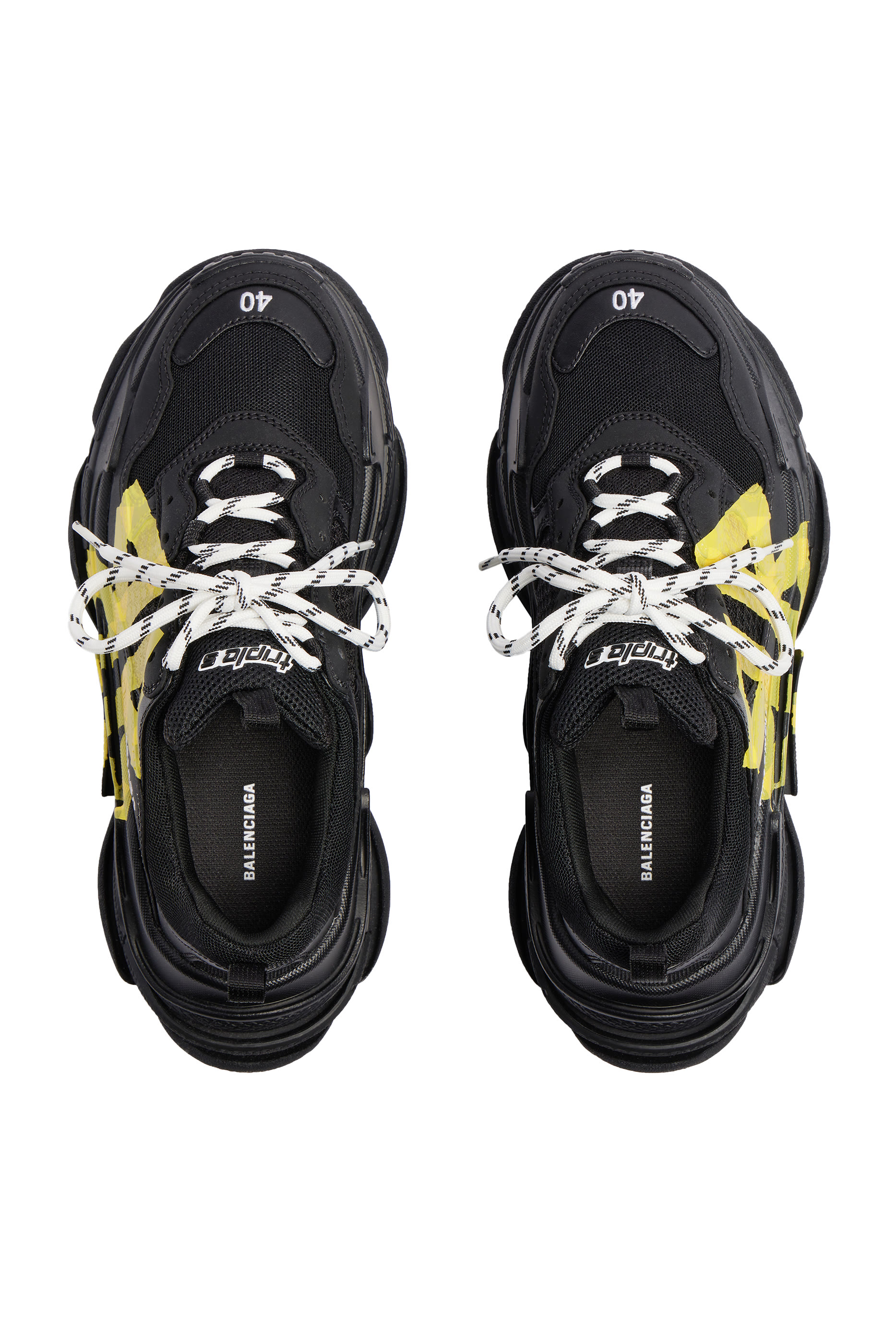 Triple S Sneakers with Tape