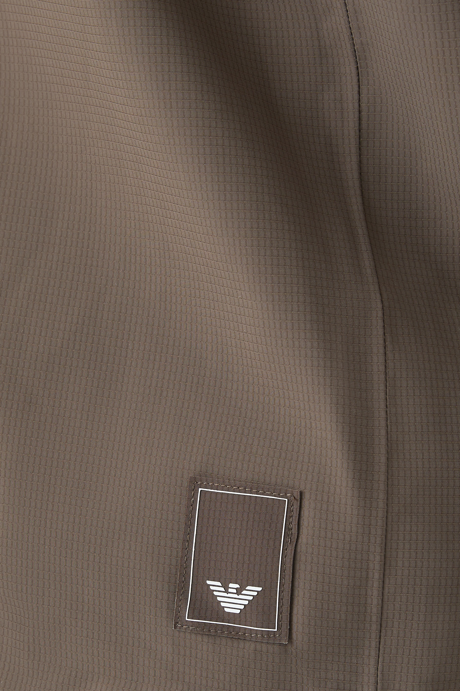 Travel Essentials Water-Repellent Nylon Hooded Blouson