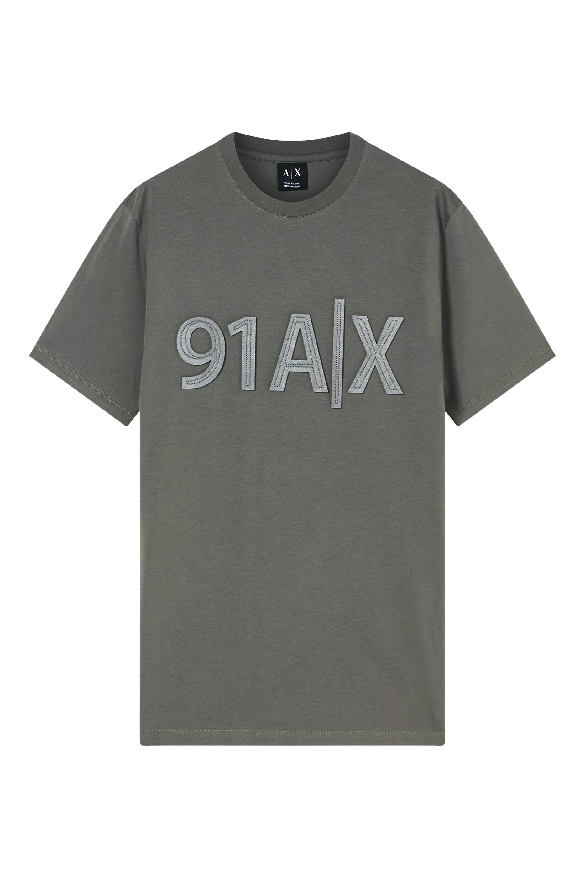 AX Logo Cotton-Jersey T-Shirt