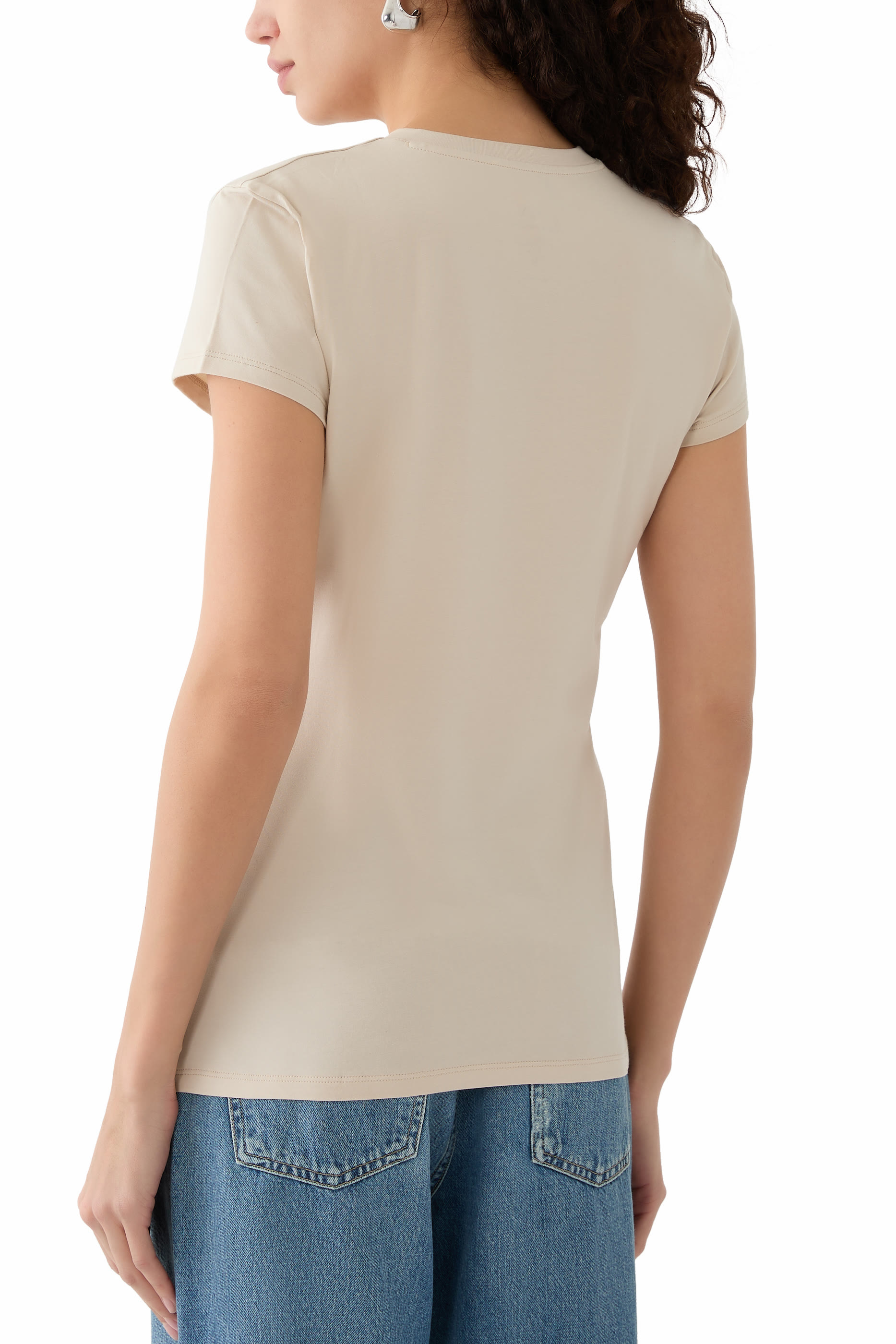 AX Logo V-Neck T-Shirt