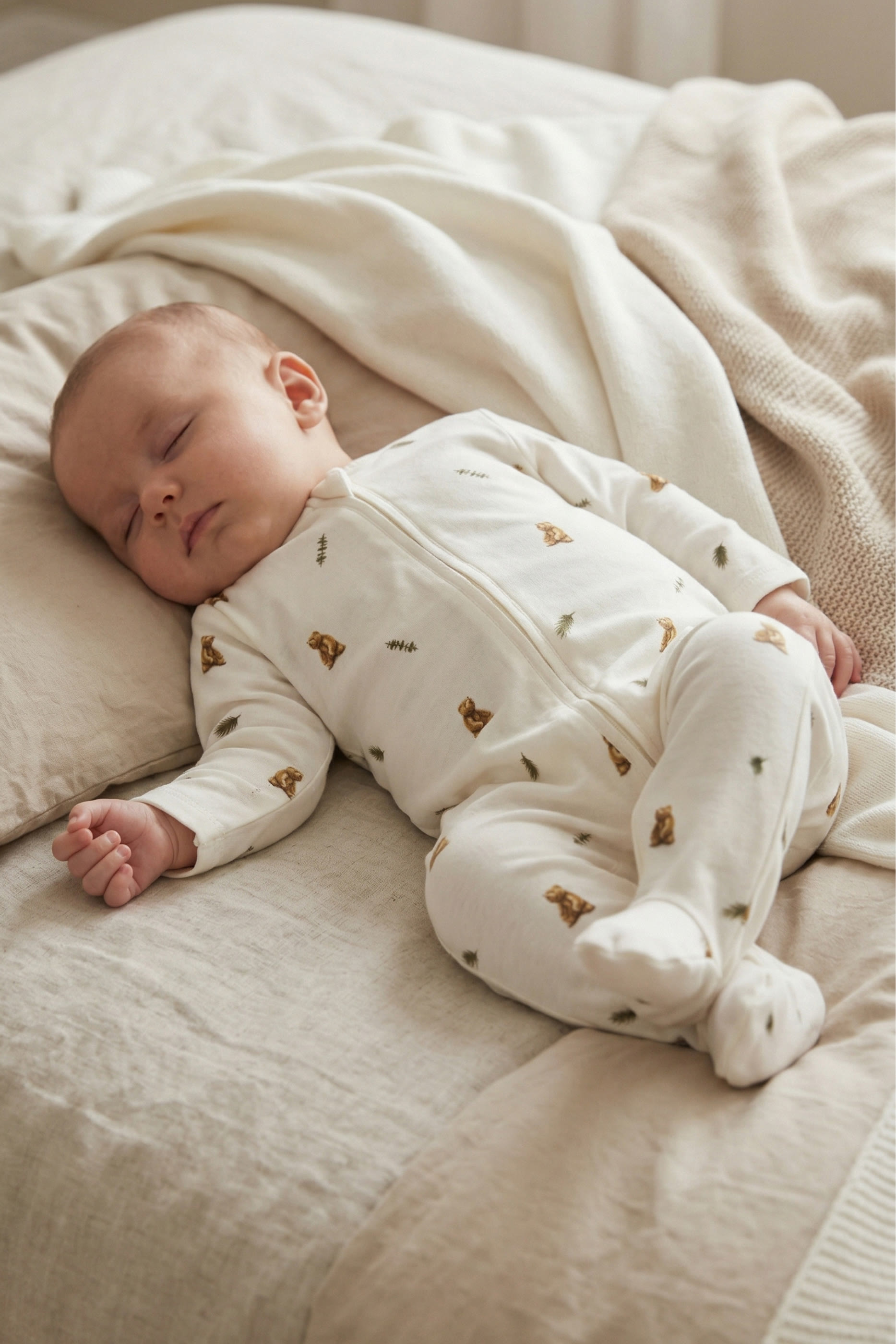 Kids  Brown Bear Print New Arrival Gift Set