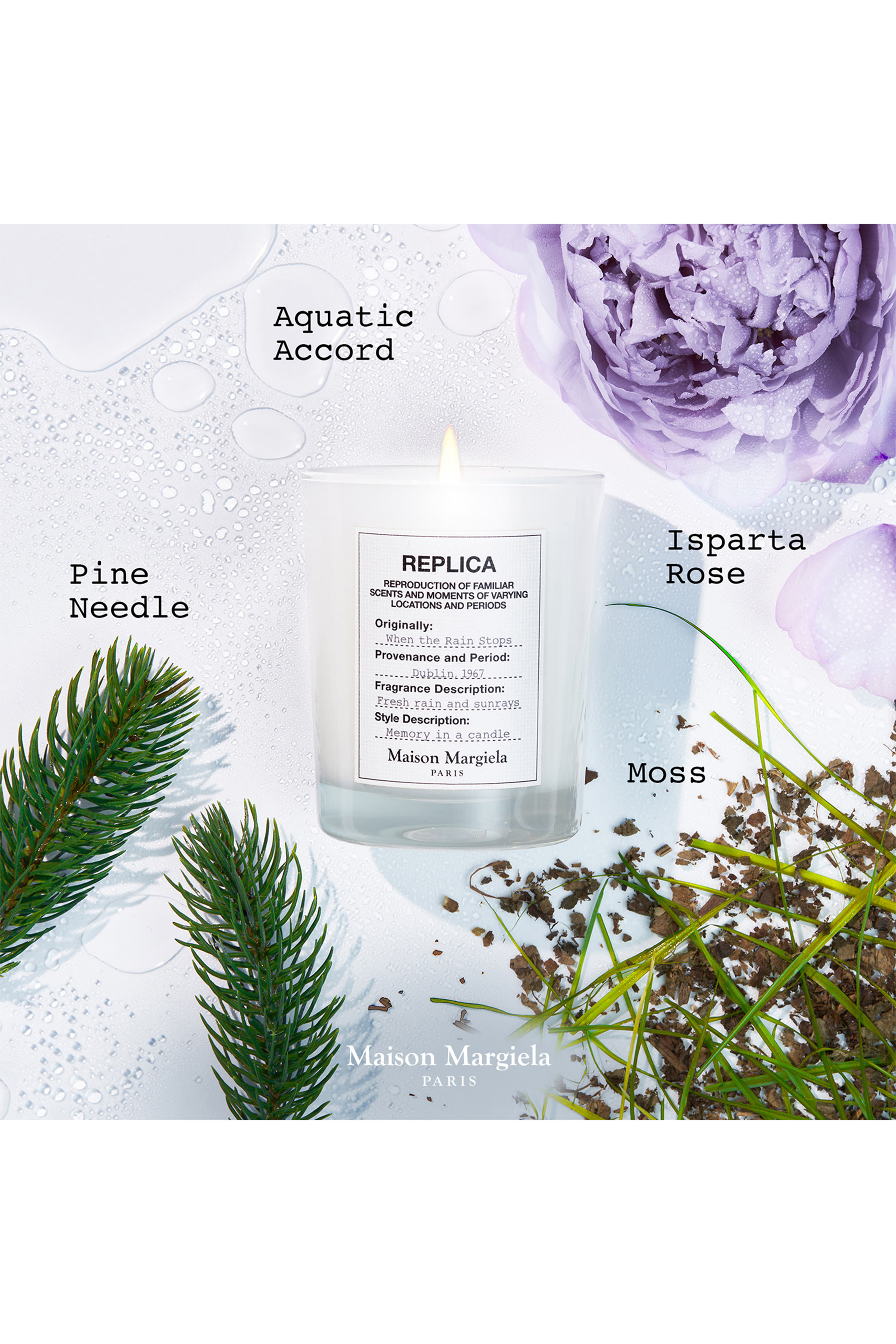 Replica When The Rain Stops Candle