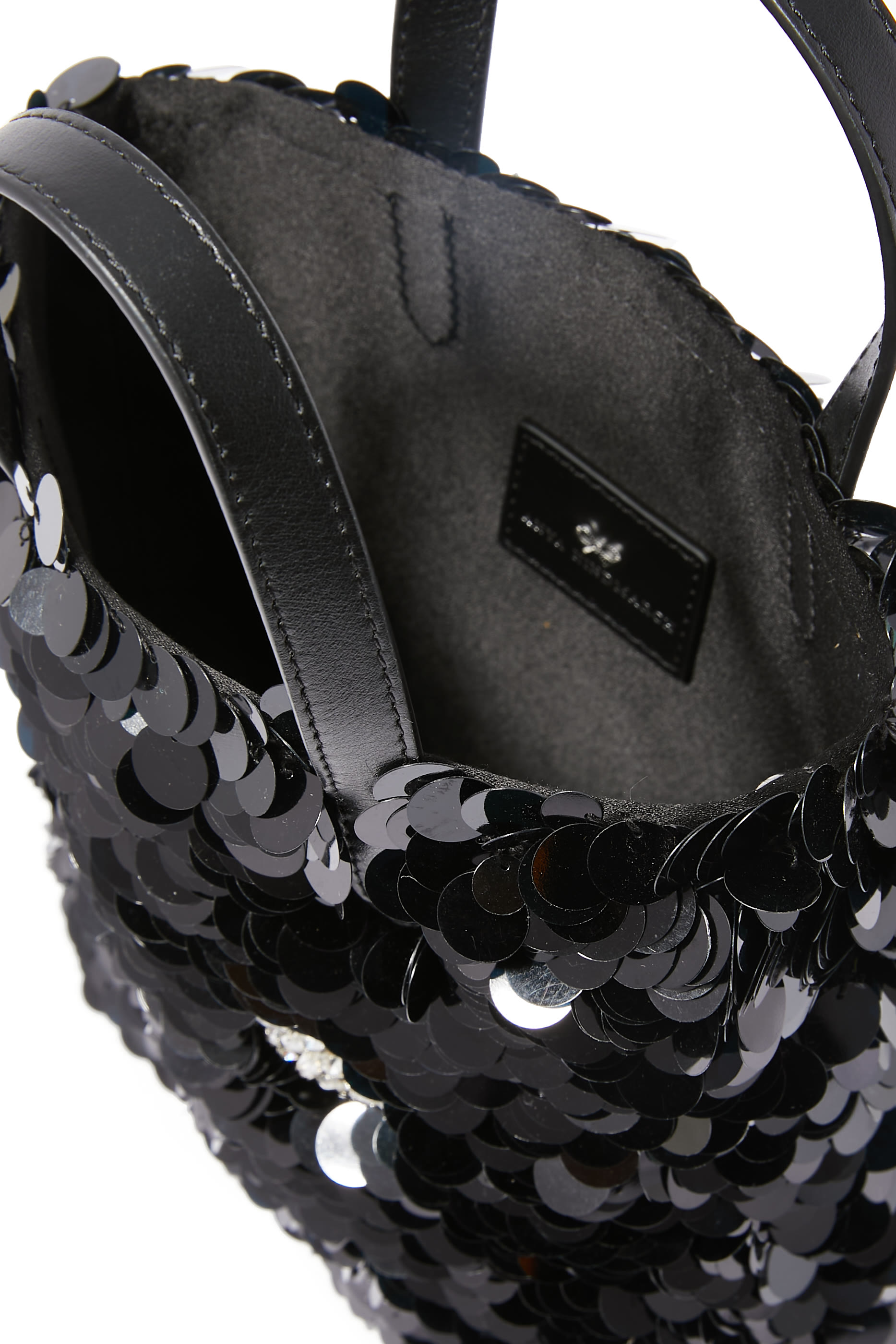 Mini N/S Eyes Embellished Cross-Body Tote