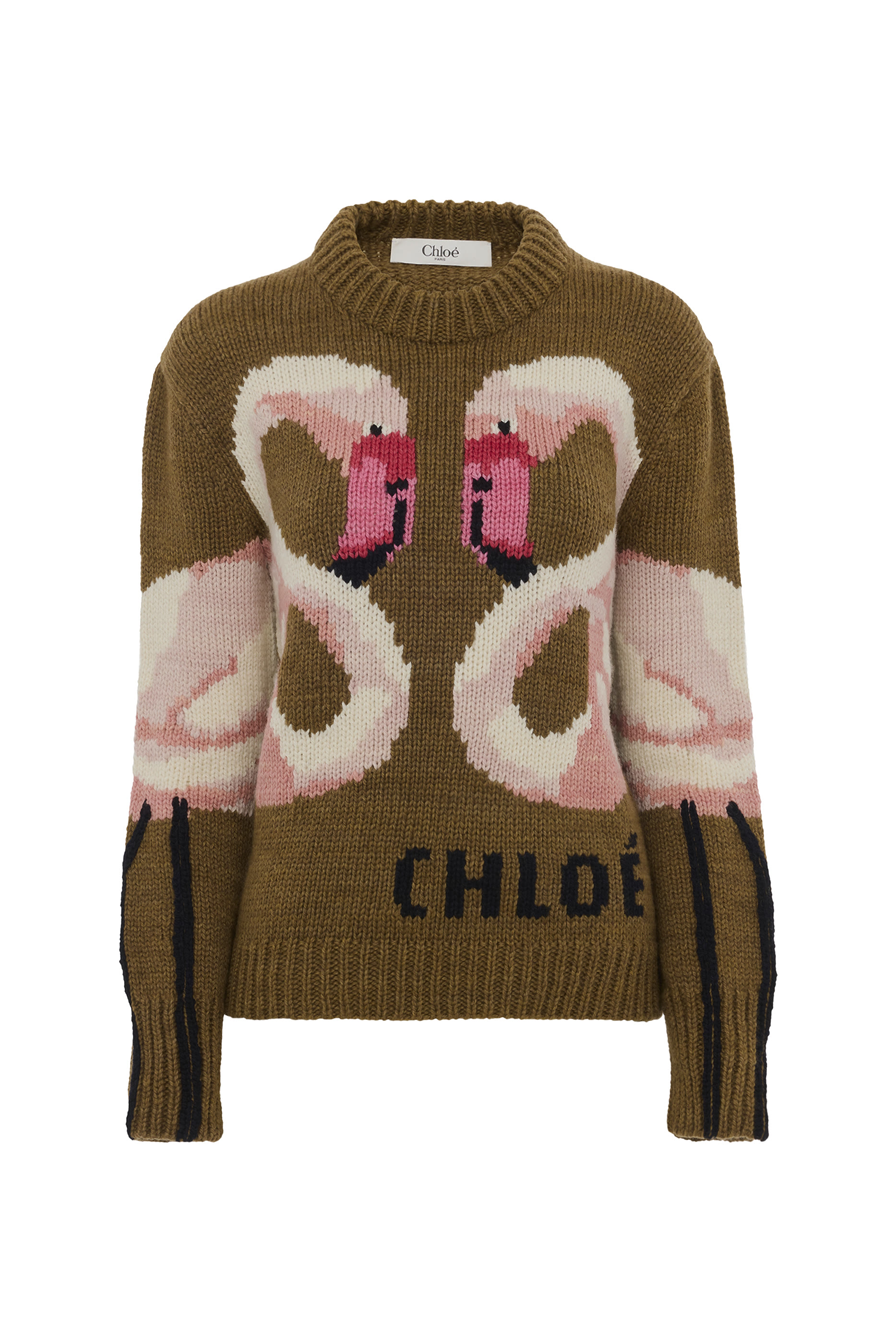 Crew-Neck Logo Jumper