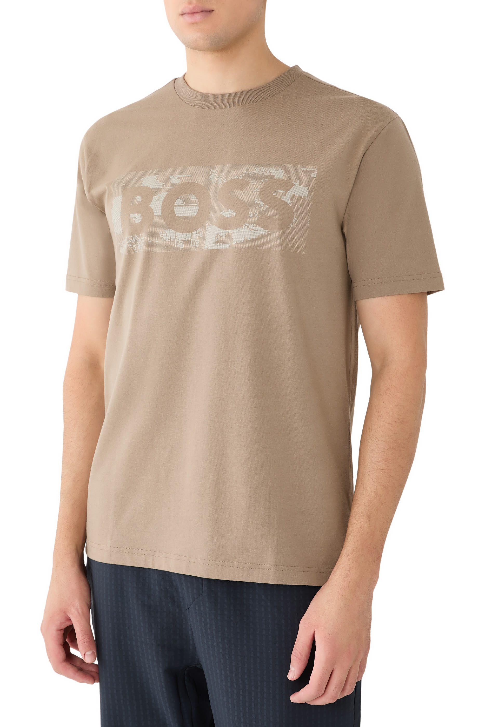 Globe Logo Pattern T-Shirt