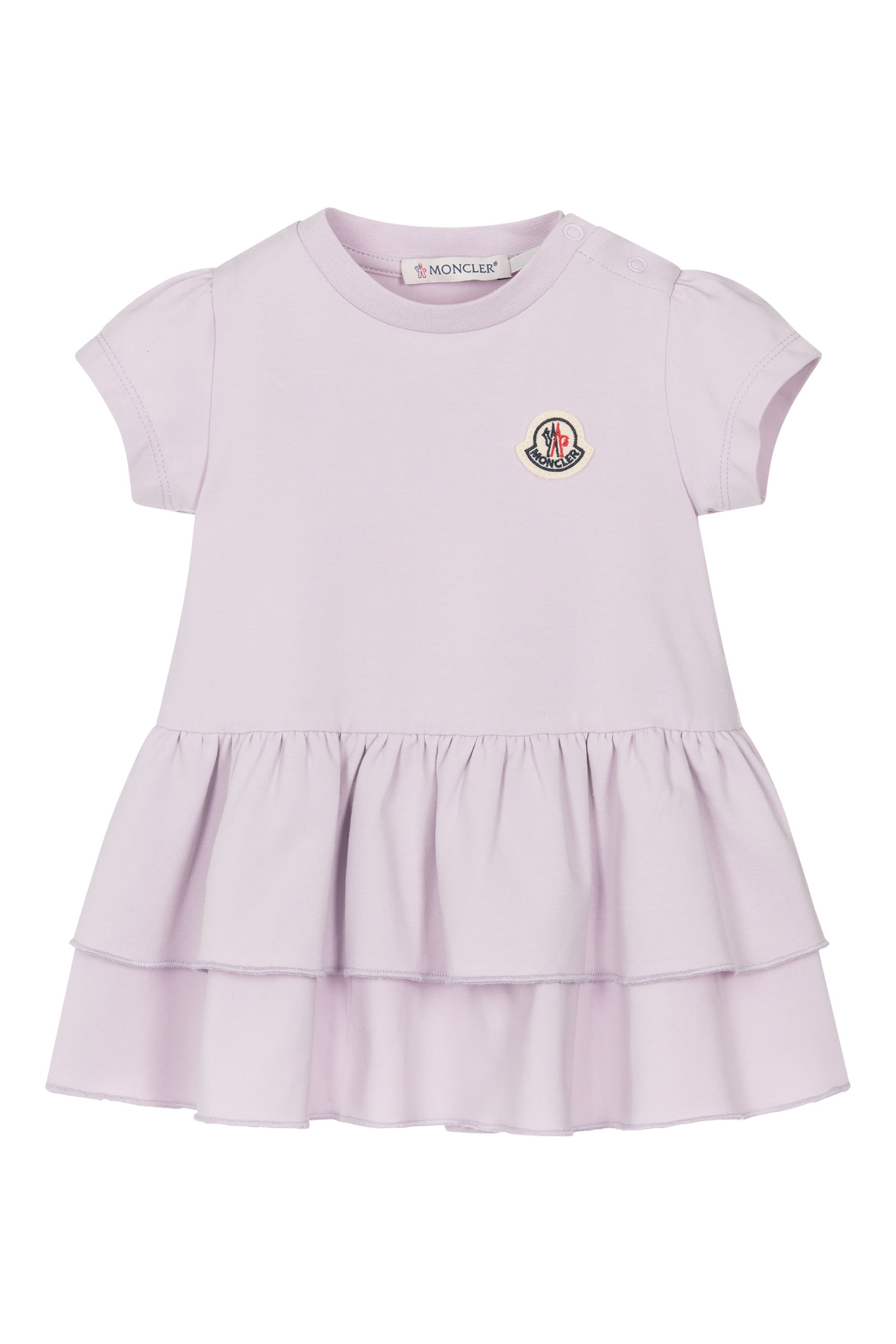 Kids Cotton Jersey Tiered Dress 