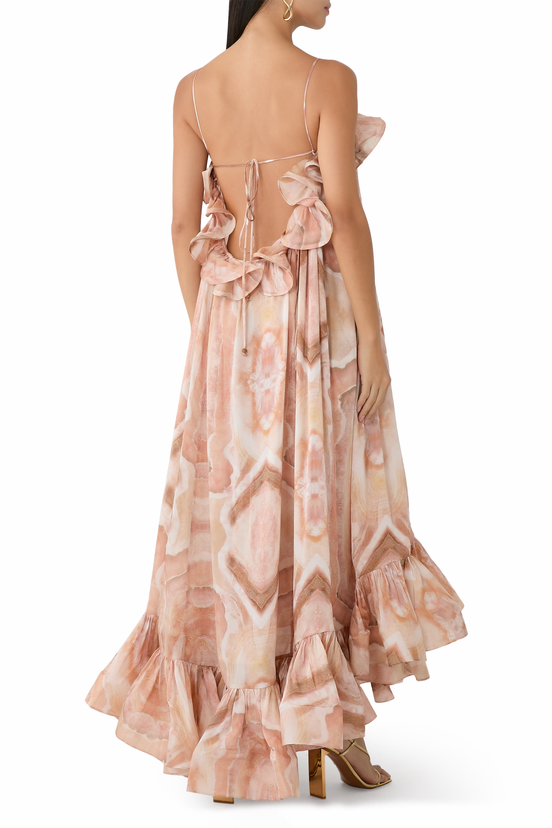 Illuminate Flounce Gown