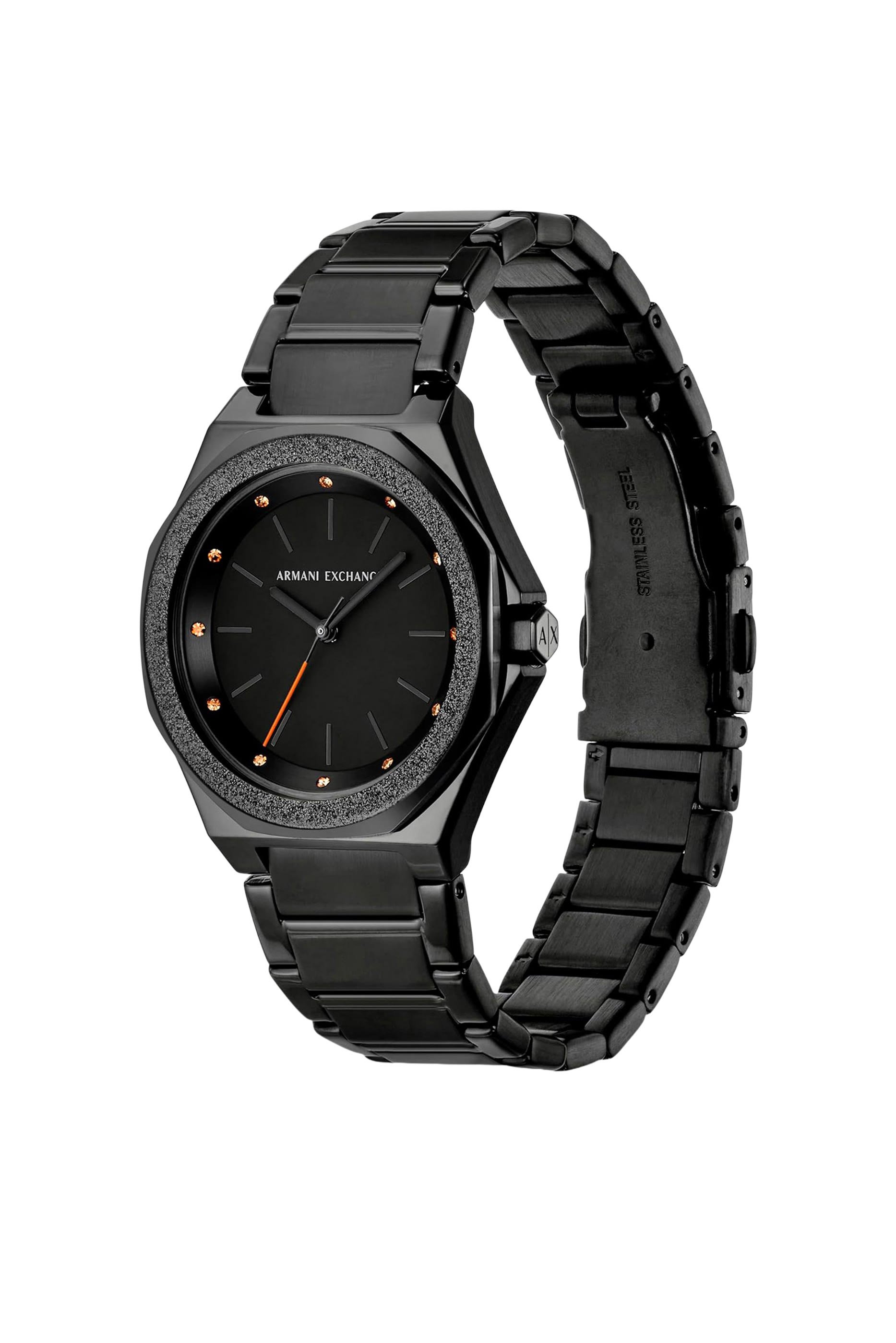 Three-Hand Stainless Steel Watch