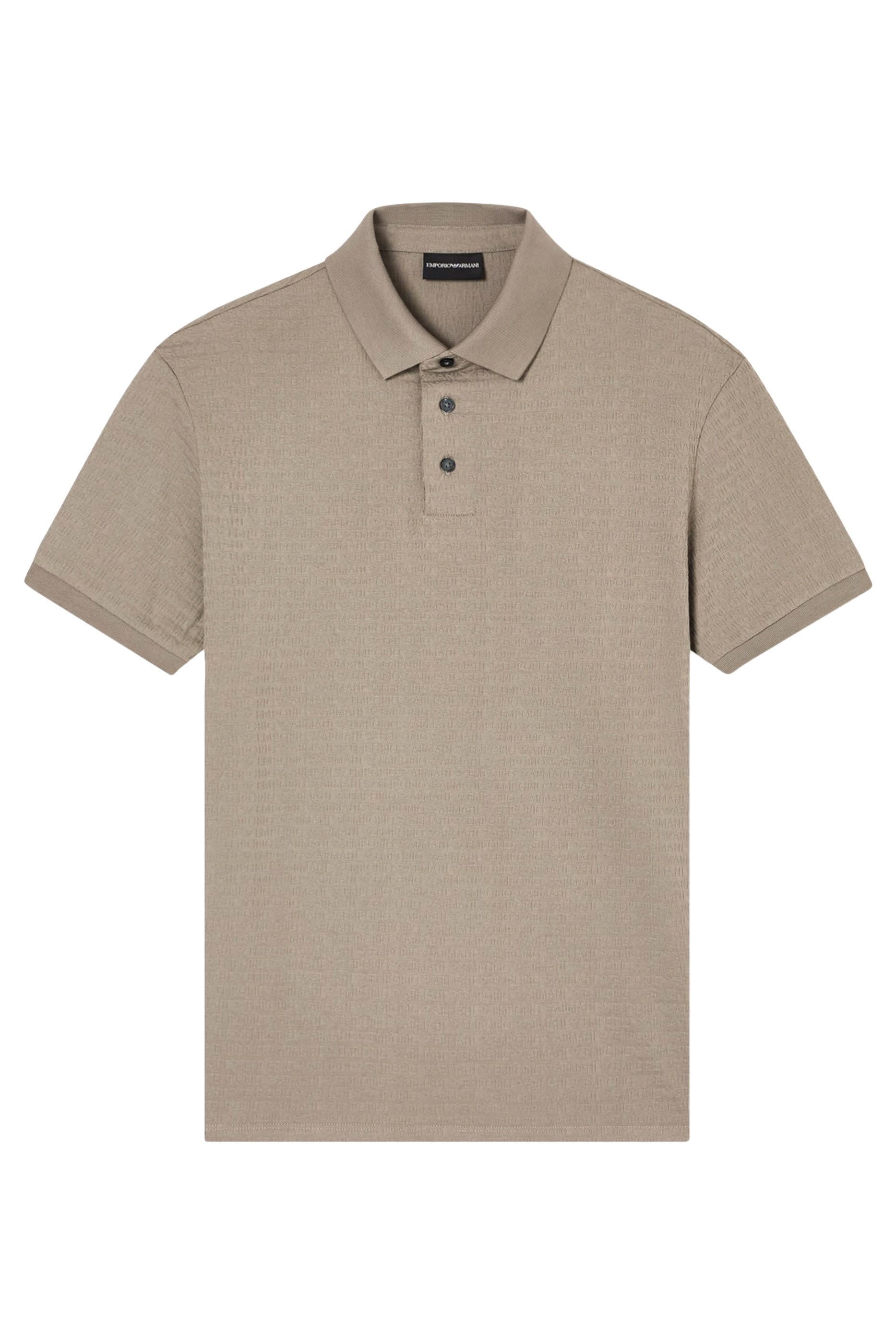 Micro EA Text Logo Polo Shirt