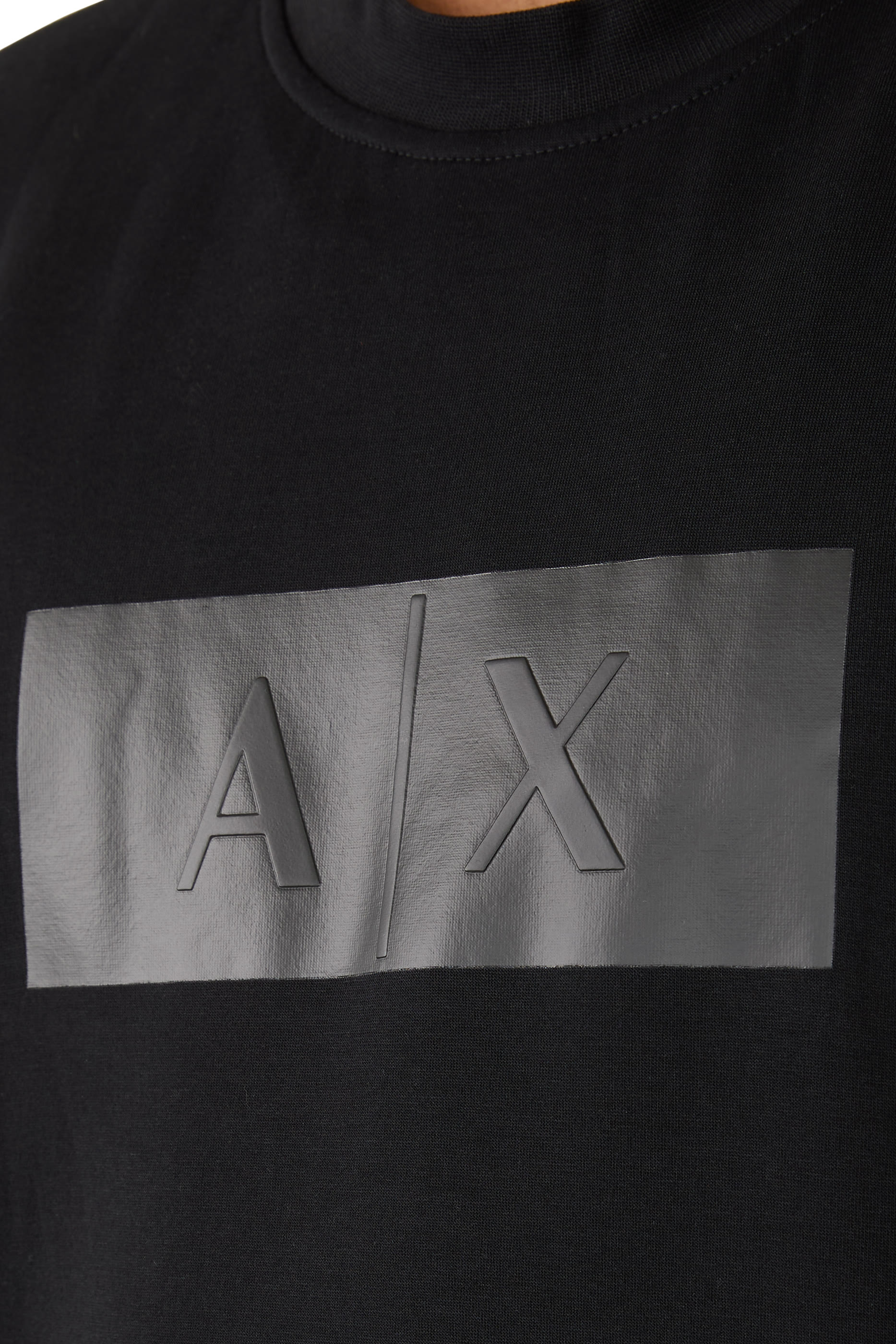 Crewneck Sweatshirt with Vinyl Logo Print