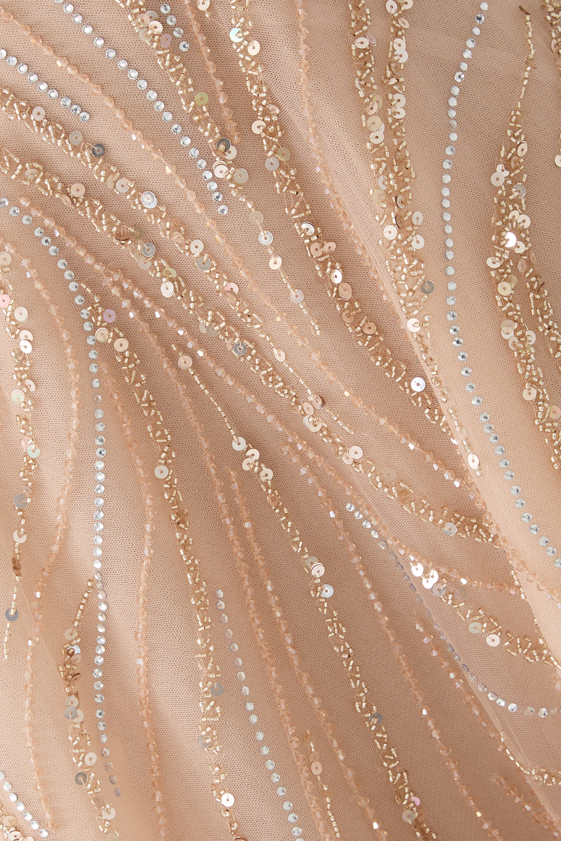 Embellished Floor-Length Gown