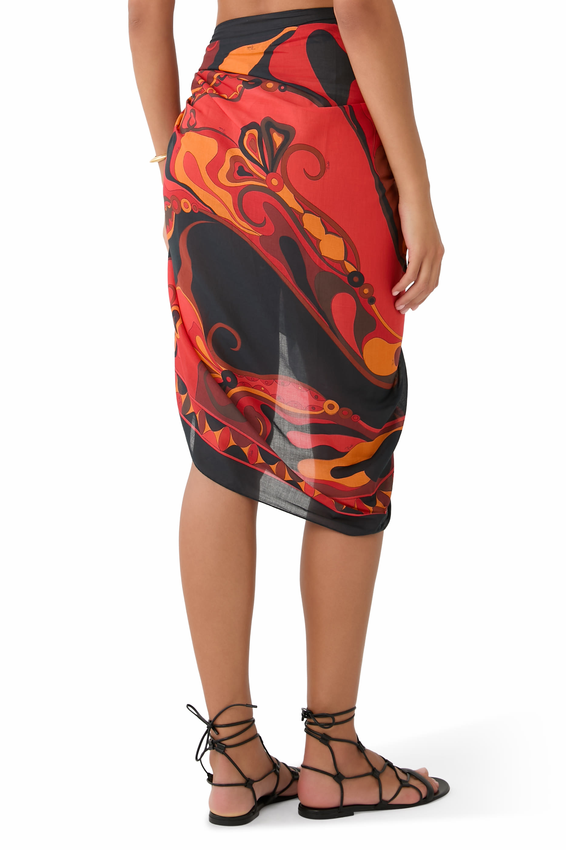 Orchidee Print Sarong
