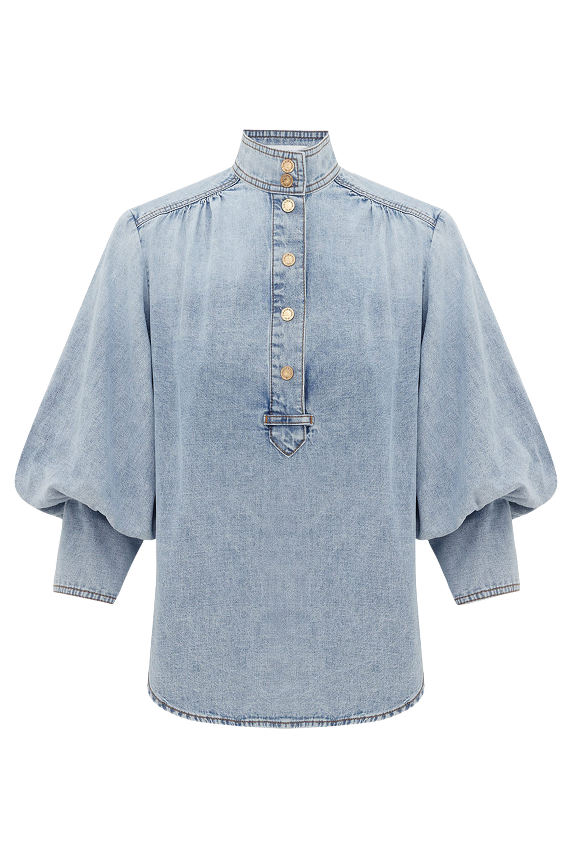 Denim Cotton Blouse
