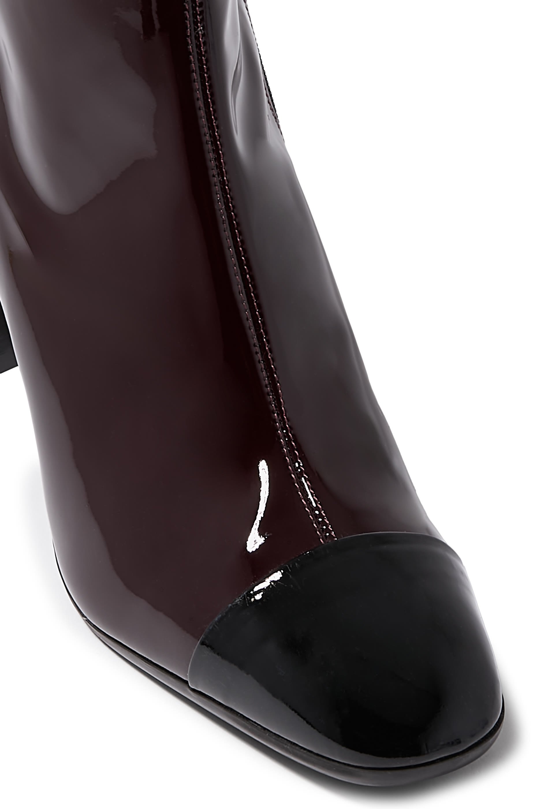  Esprit 60 Patent Leather Ankle Boots
