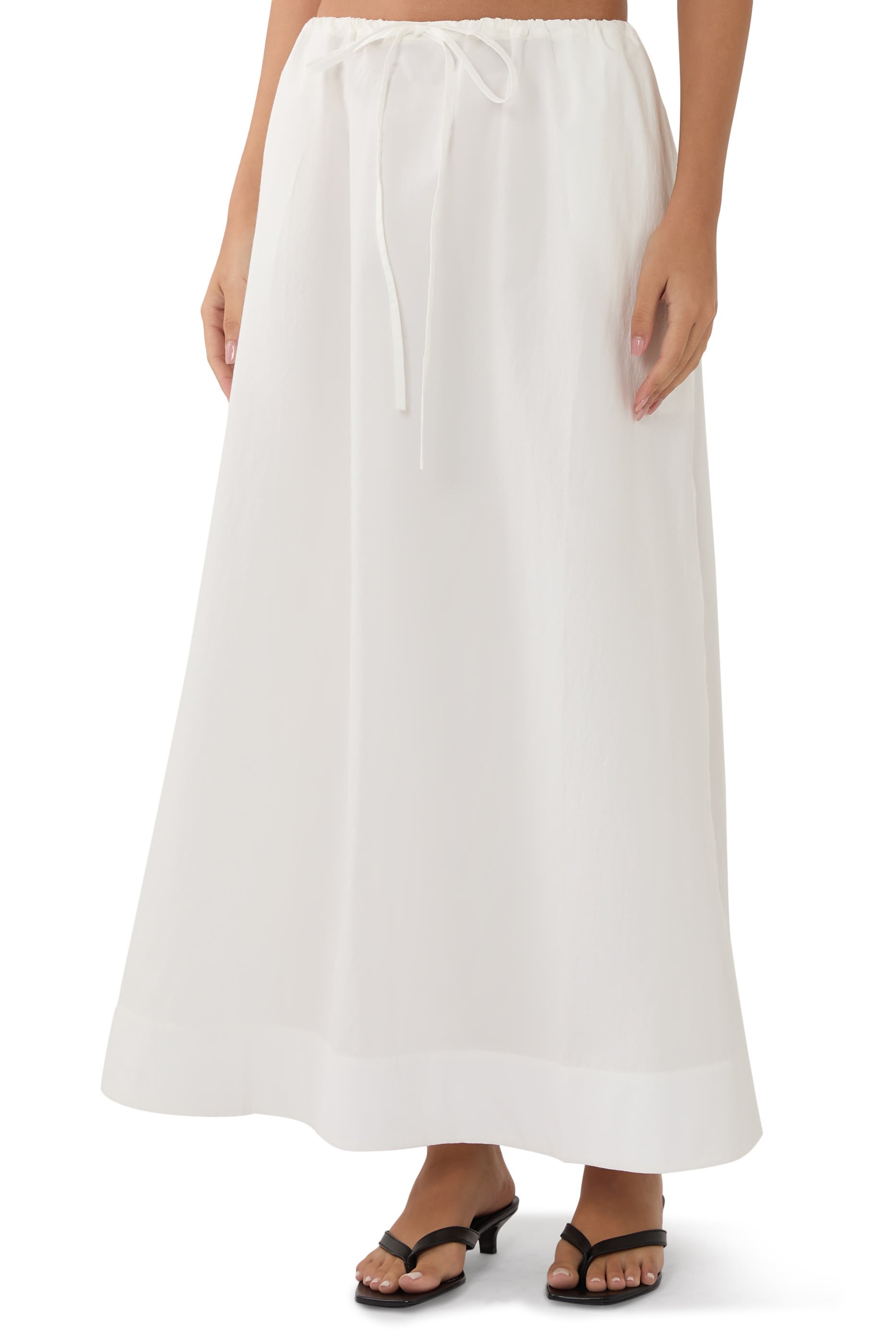 Kyoto Drawstring Maxi Skirt