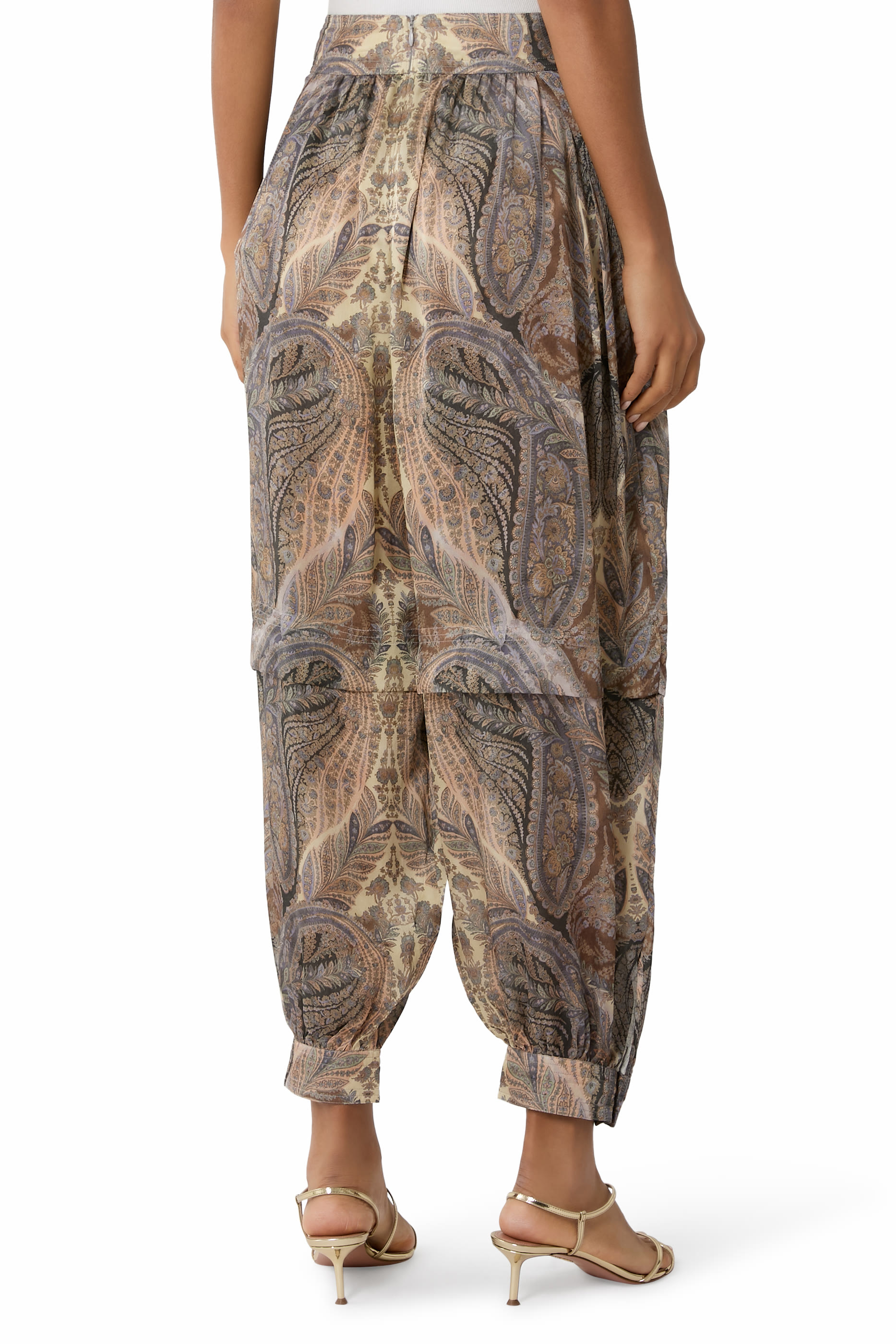 Hypnotic Silk Harem Pants
