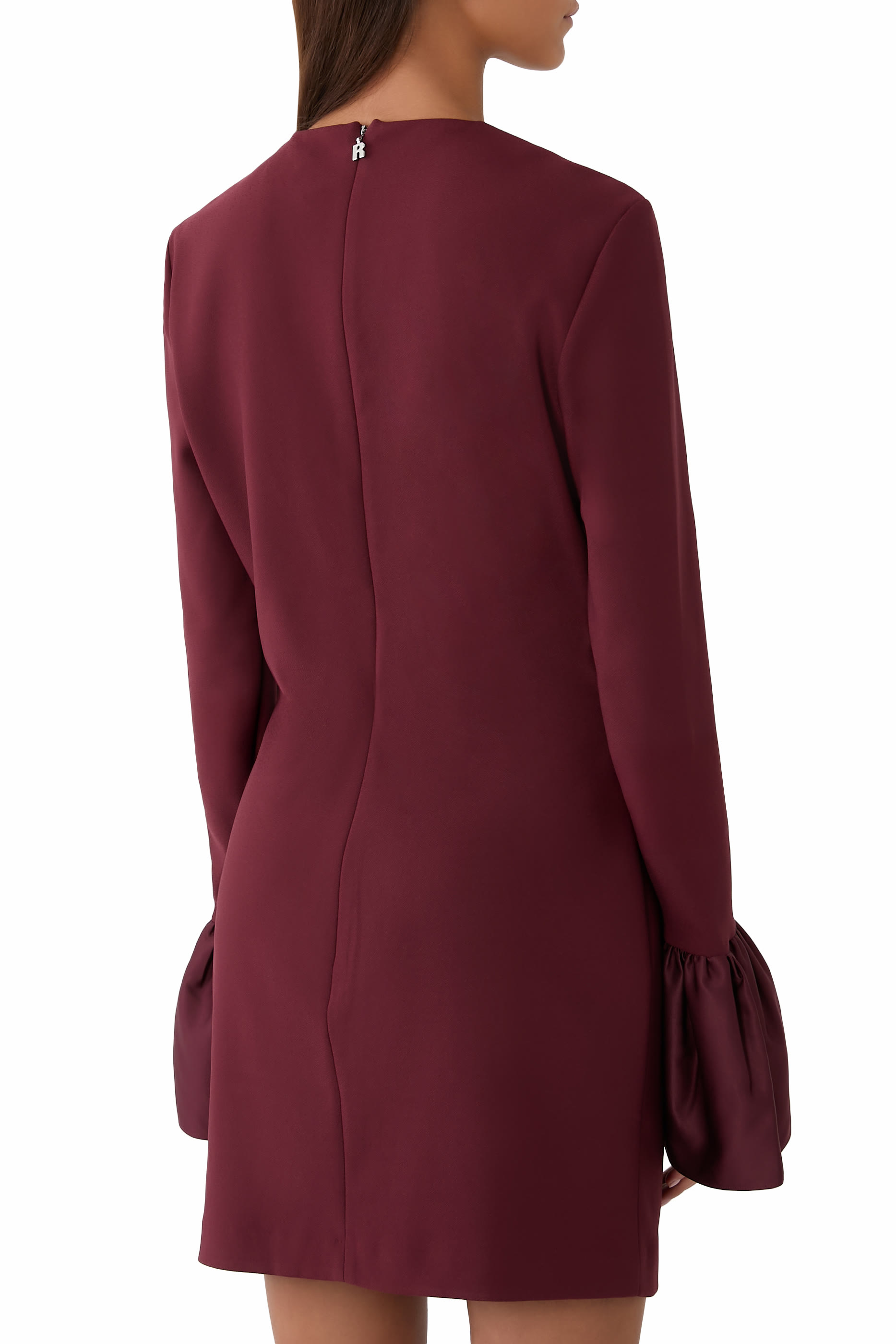 Frill Sleeves Mini Dress