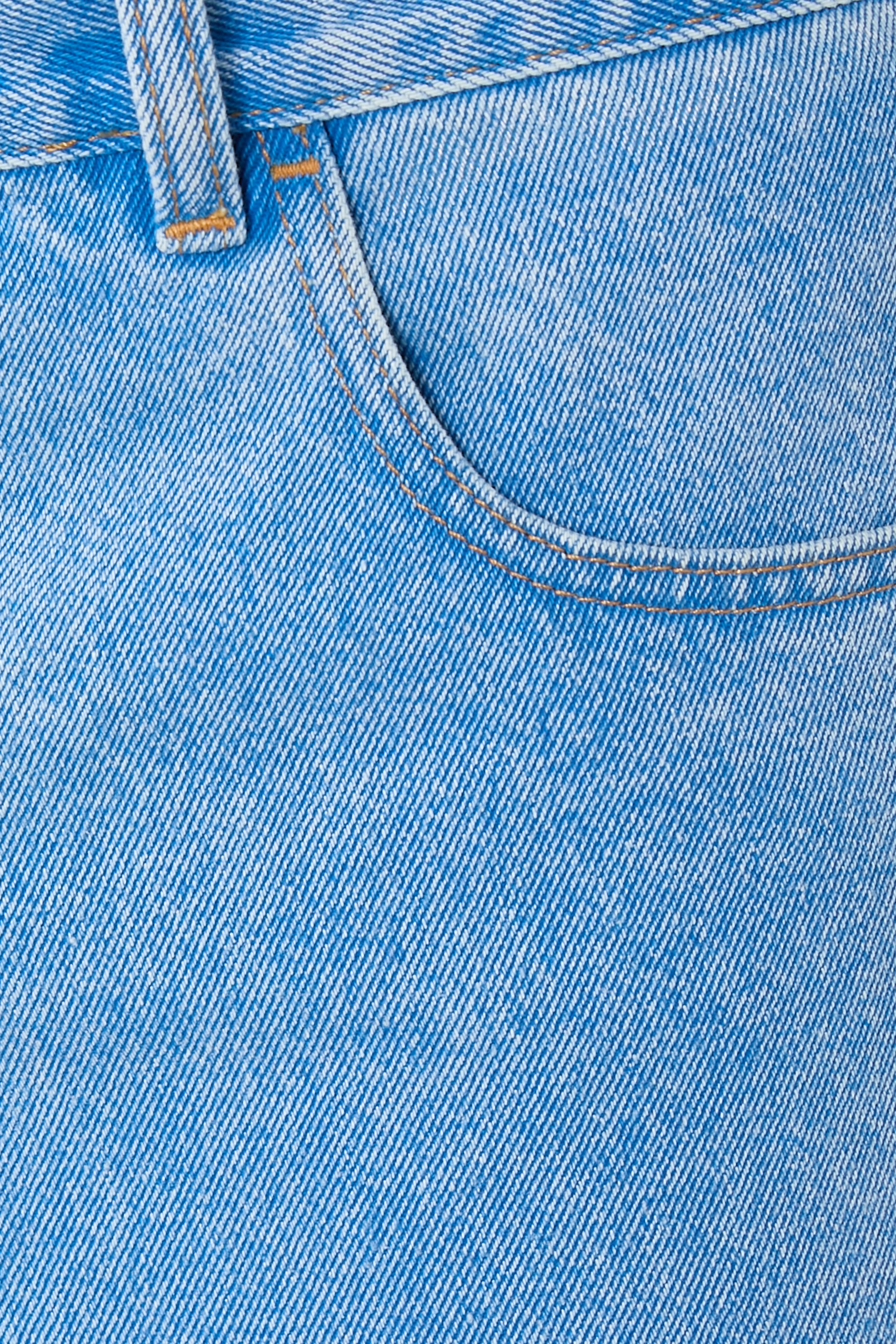 Organic Denim Wide Leg Jeans