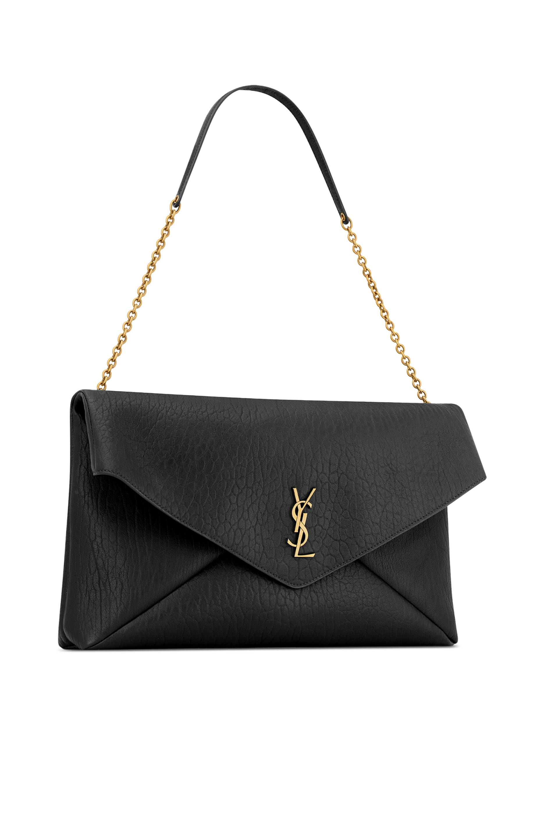  Cassandre Large Pouch on Chain in Lambskin