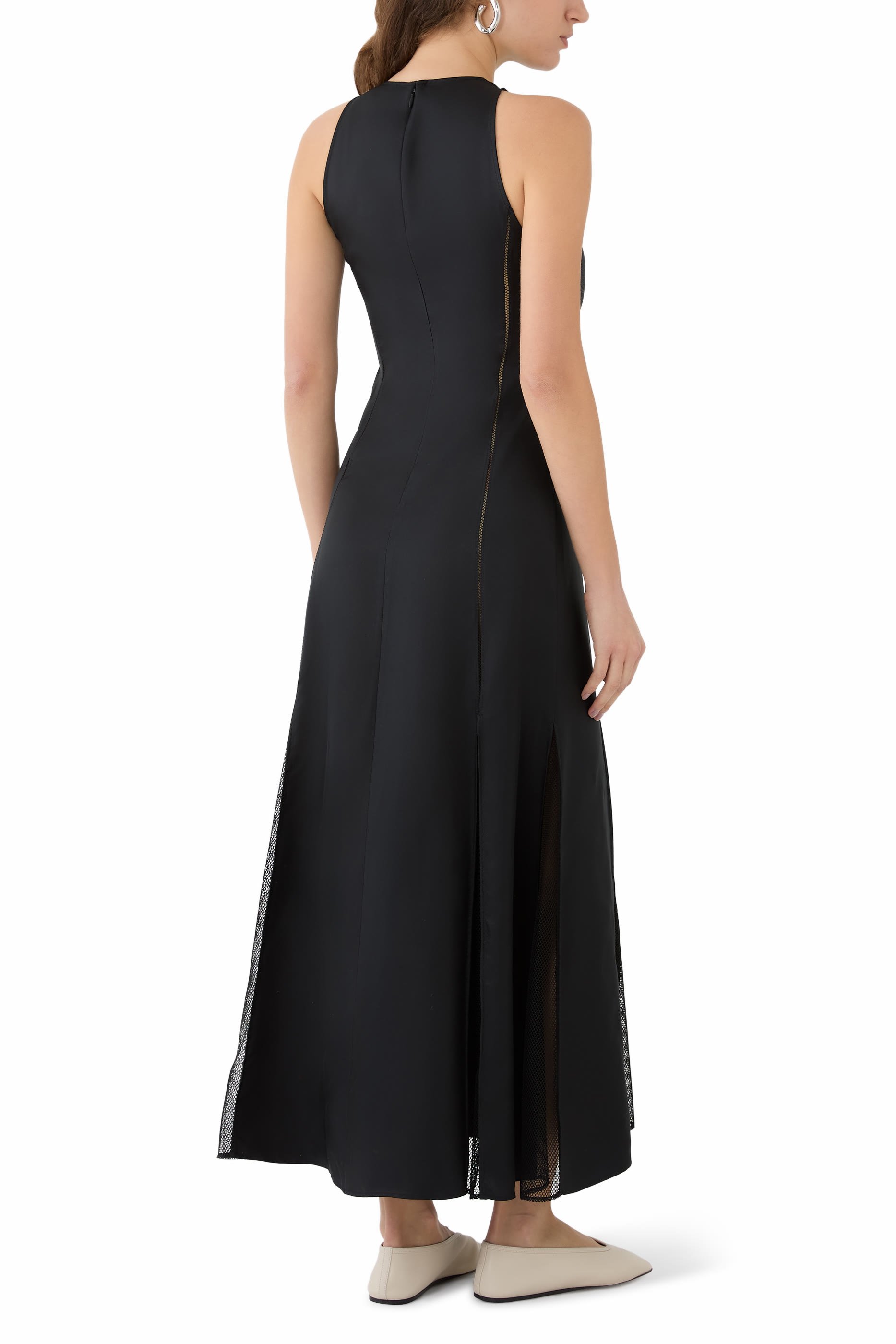 Iraka Silk Twill Dress 