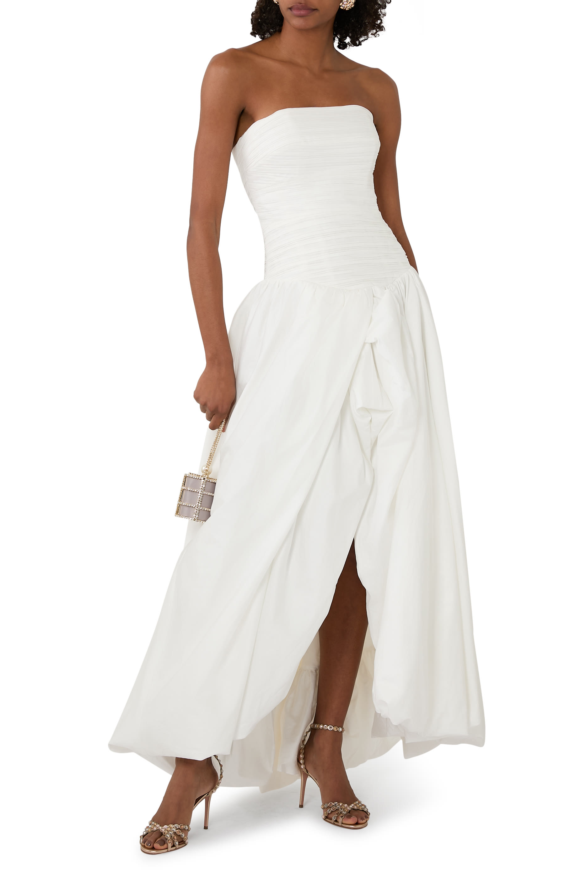 Violette Bubble Hem Maxi Dress