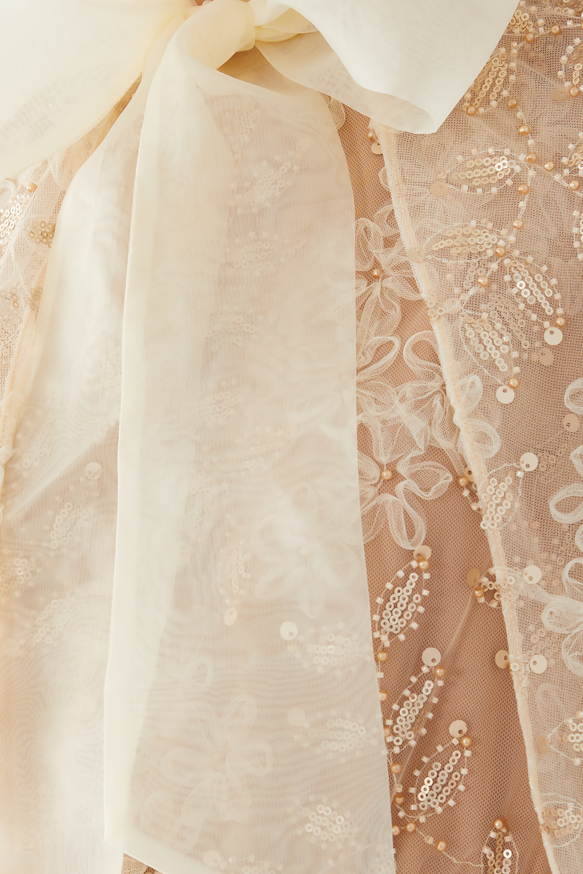 Embellished Cape Maxi Dress