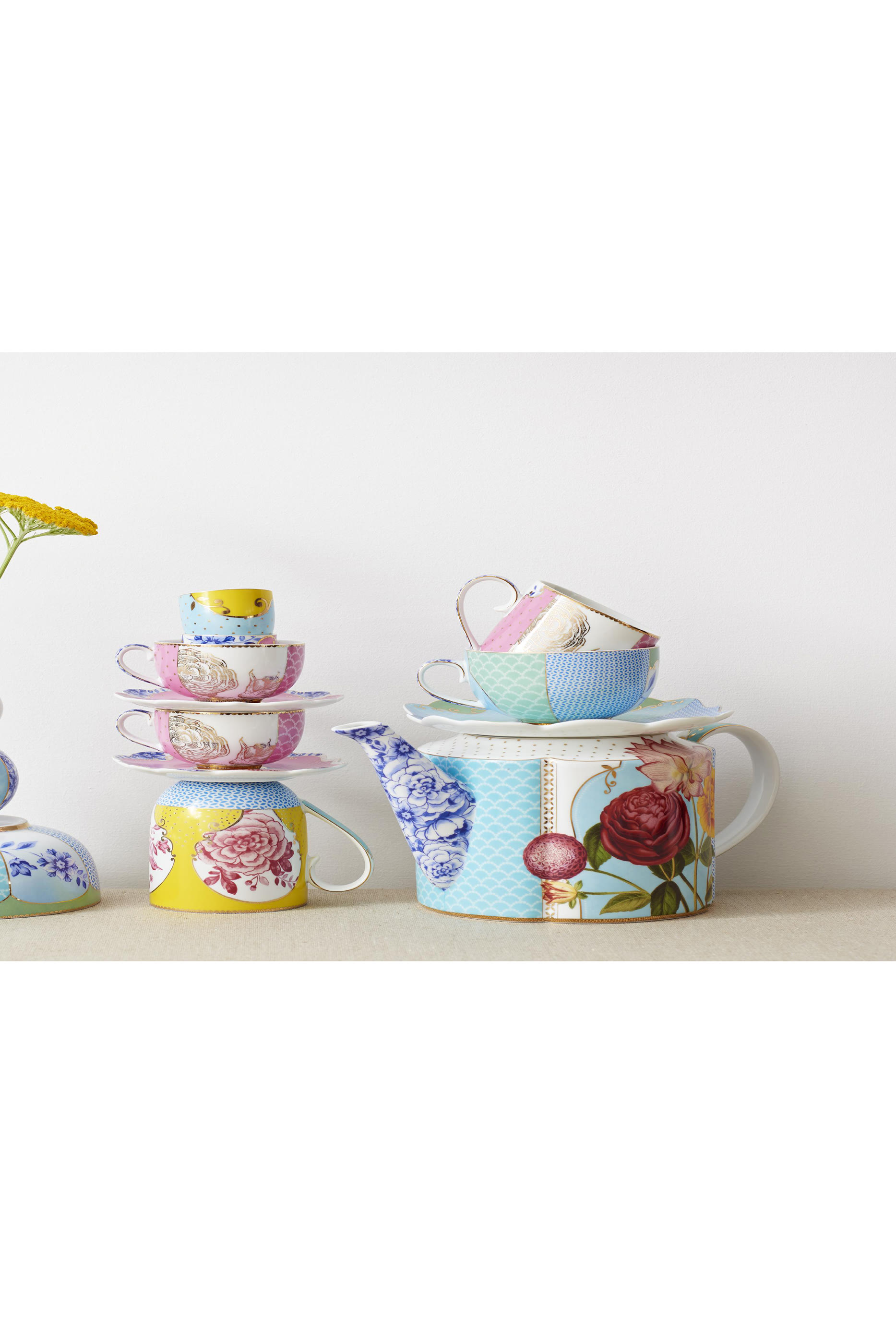 Royal Pink Espresso Cup & Saucer