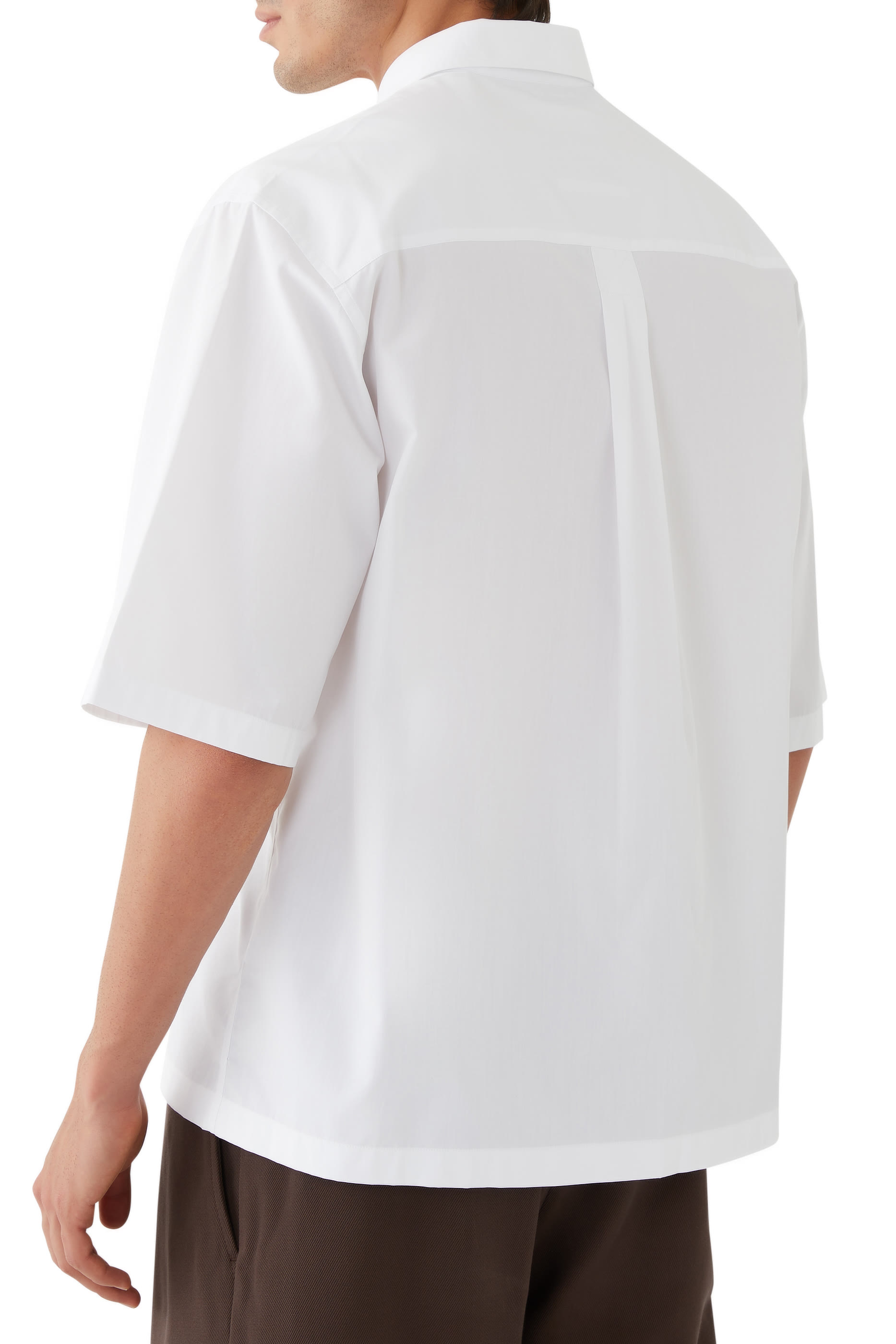 Upside Down Cotton Polo Shirt
