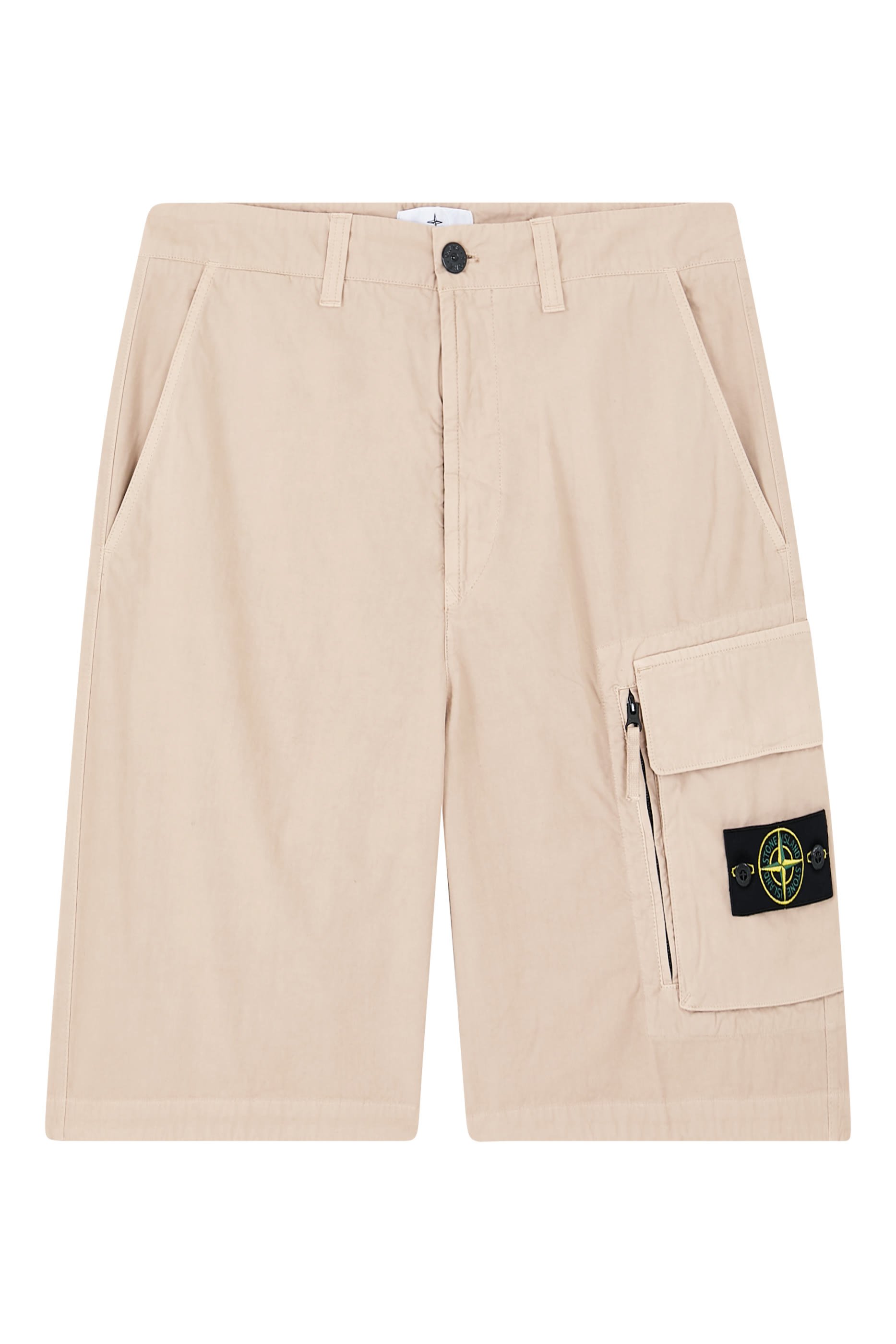Compass-Badge Cargo Shorts