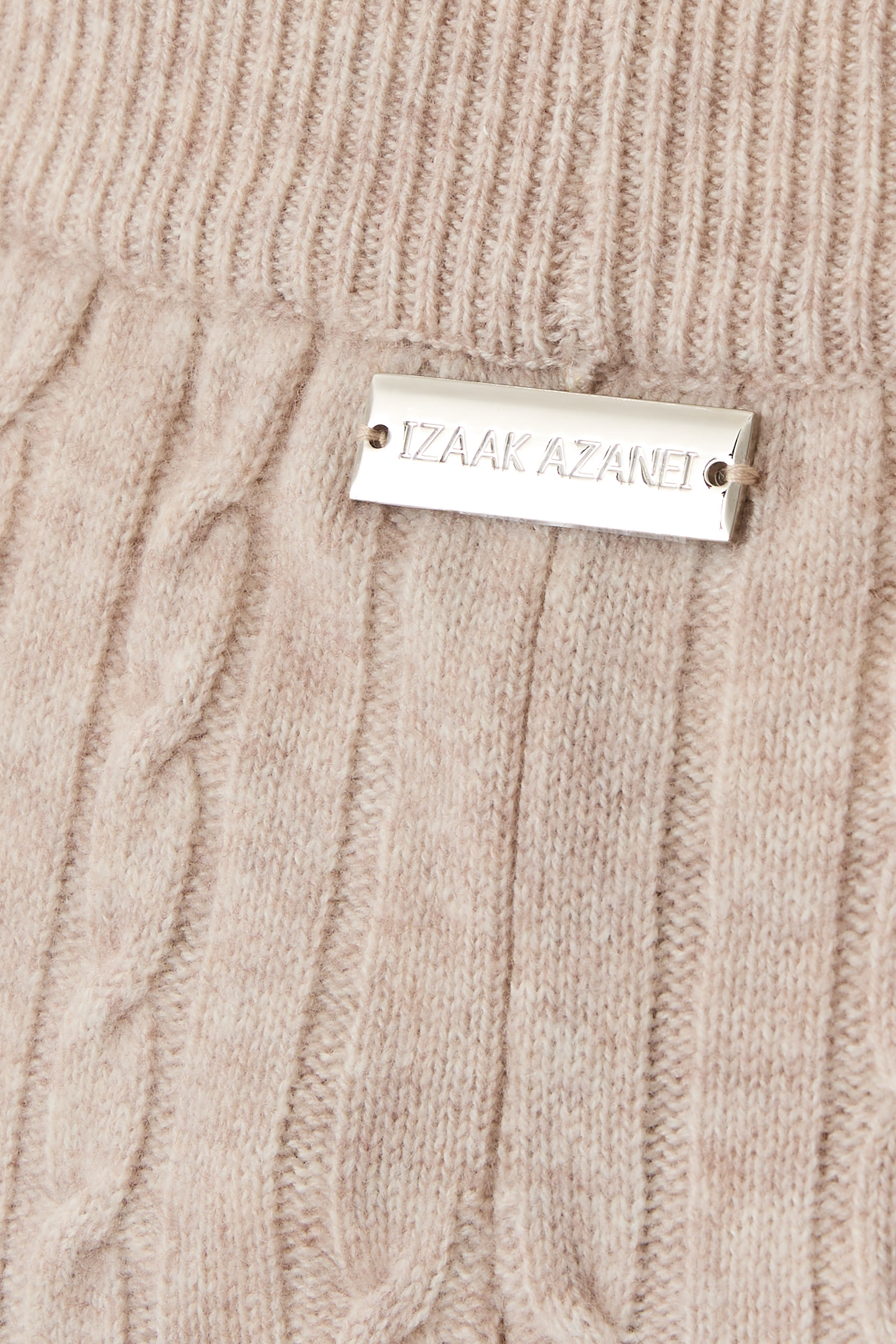 Cable-Knit Cropped Trousers