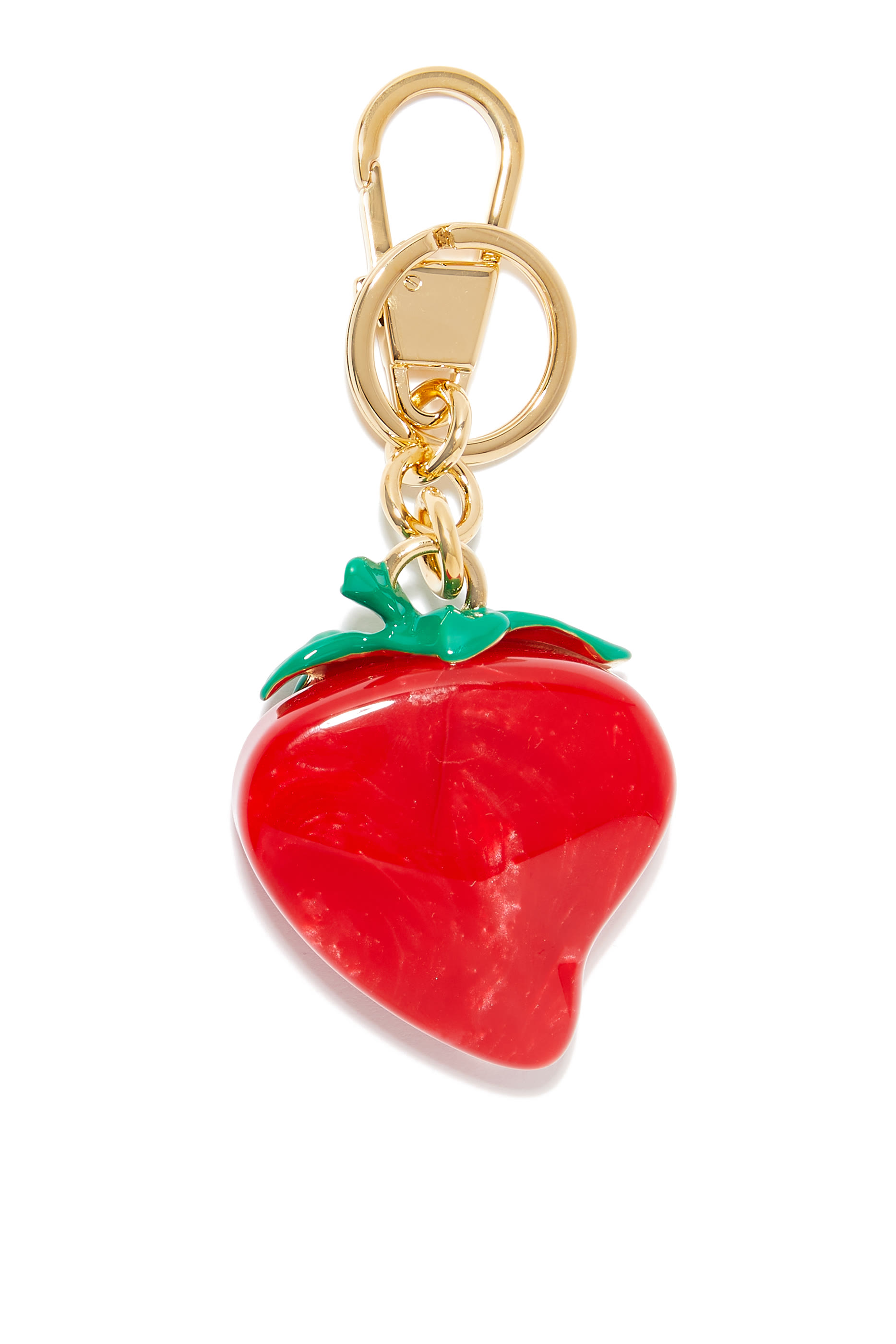 Bee Strawberry-Shaped Keychain