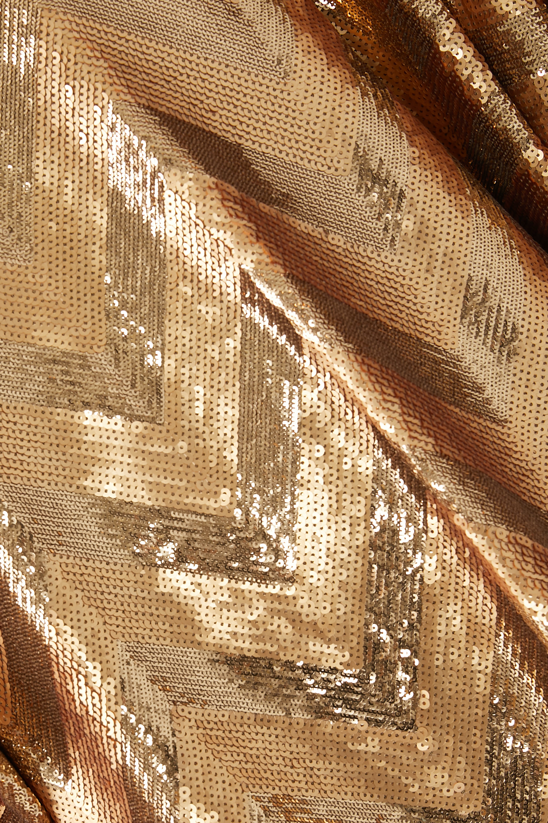 Metallic Chevron Kaftan