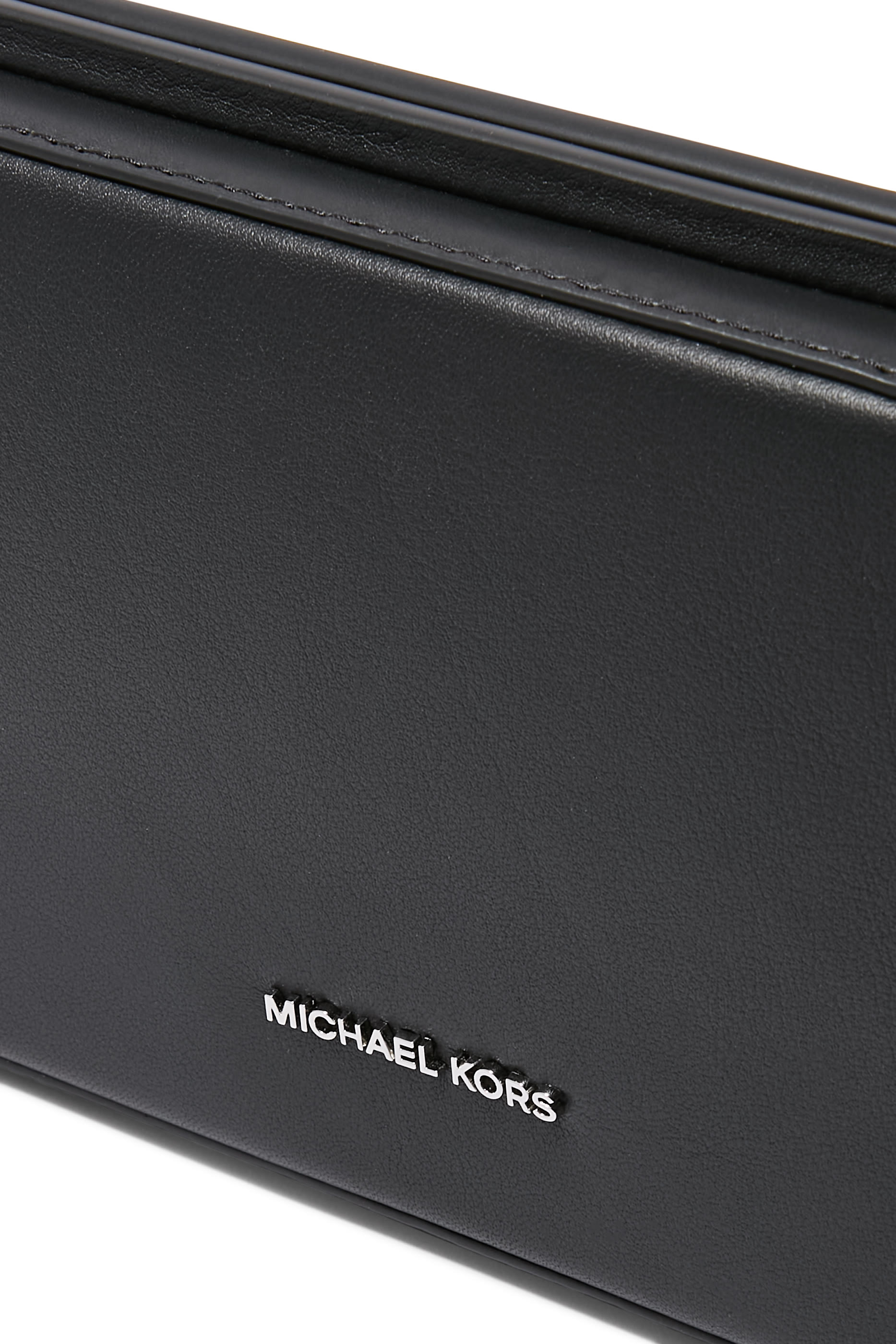 Logo Chain Clutch Bag