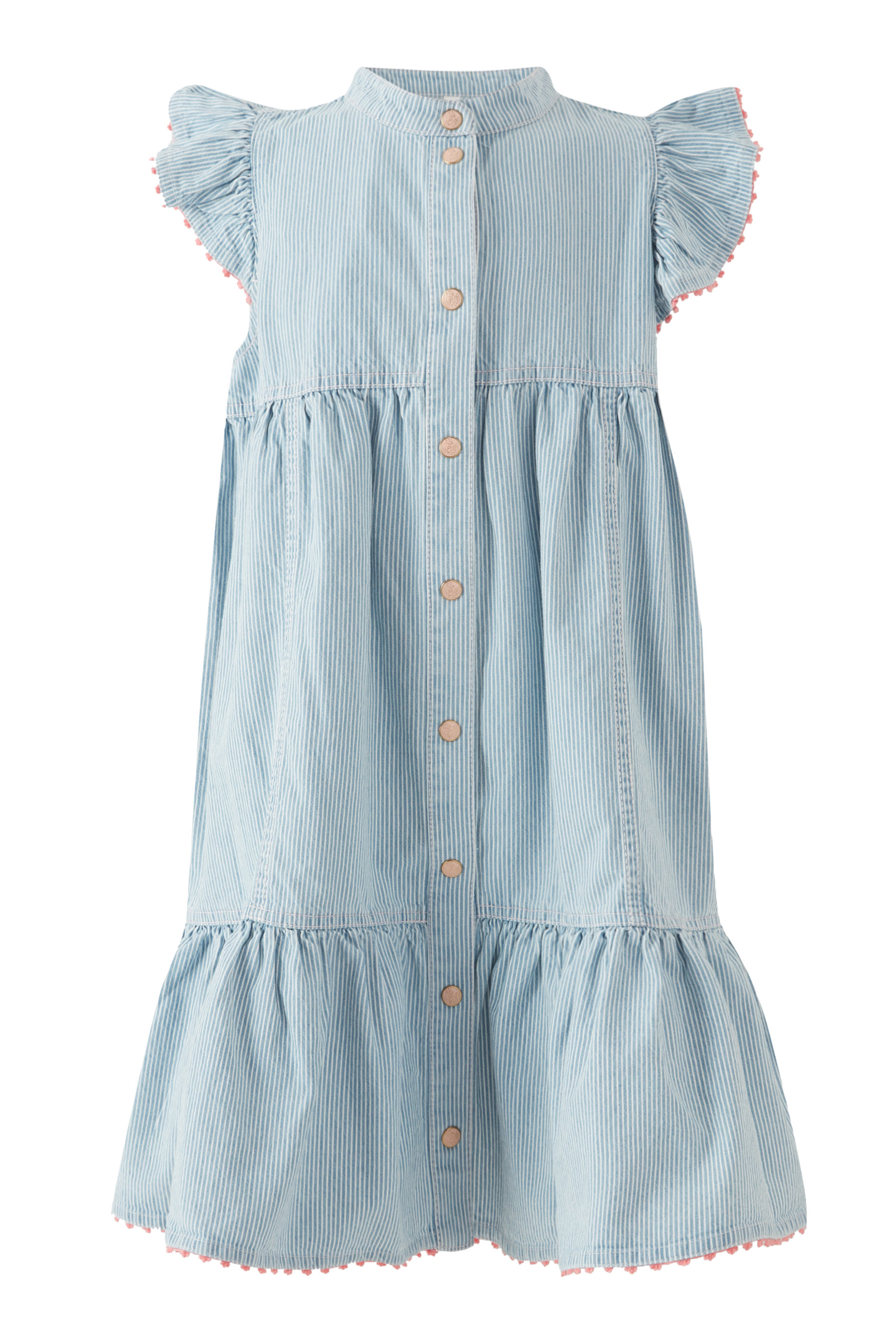 Kids Wylie Denim Flutter Dress