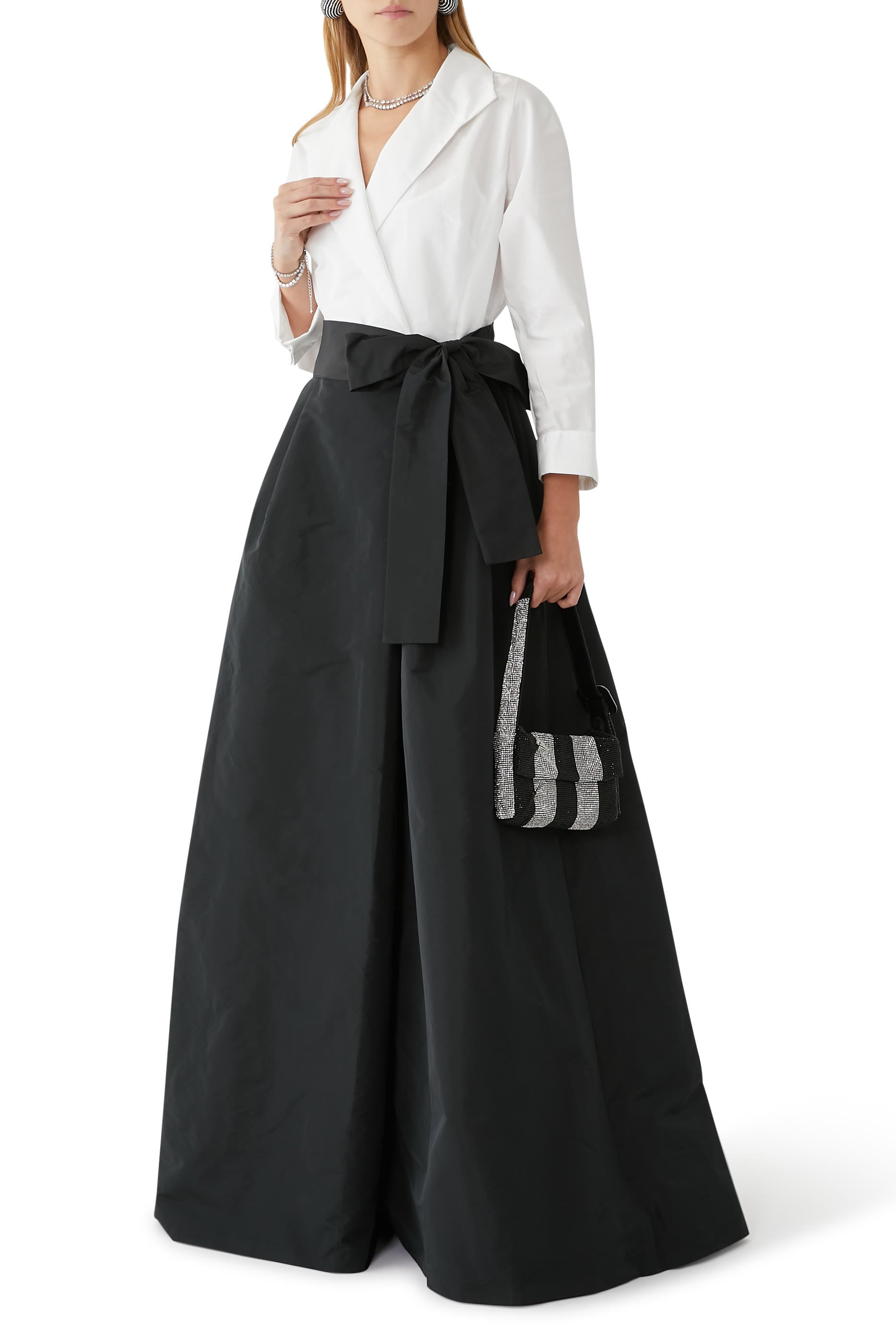 Taffeta Shirt Waist Gown