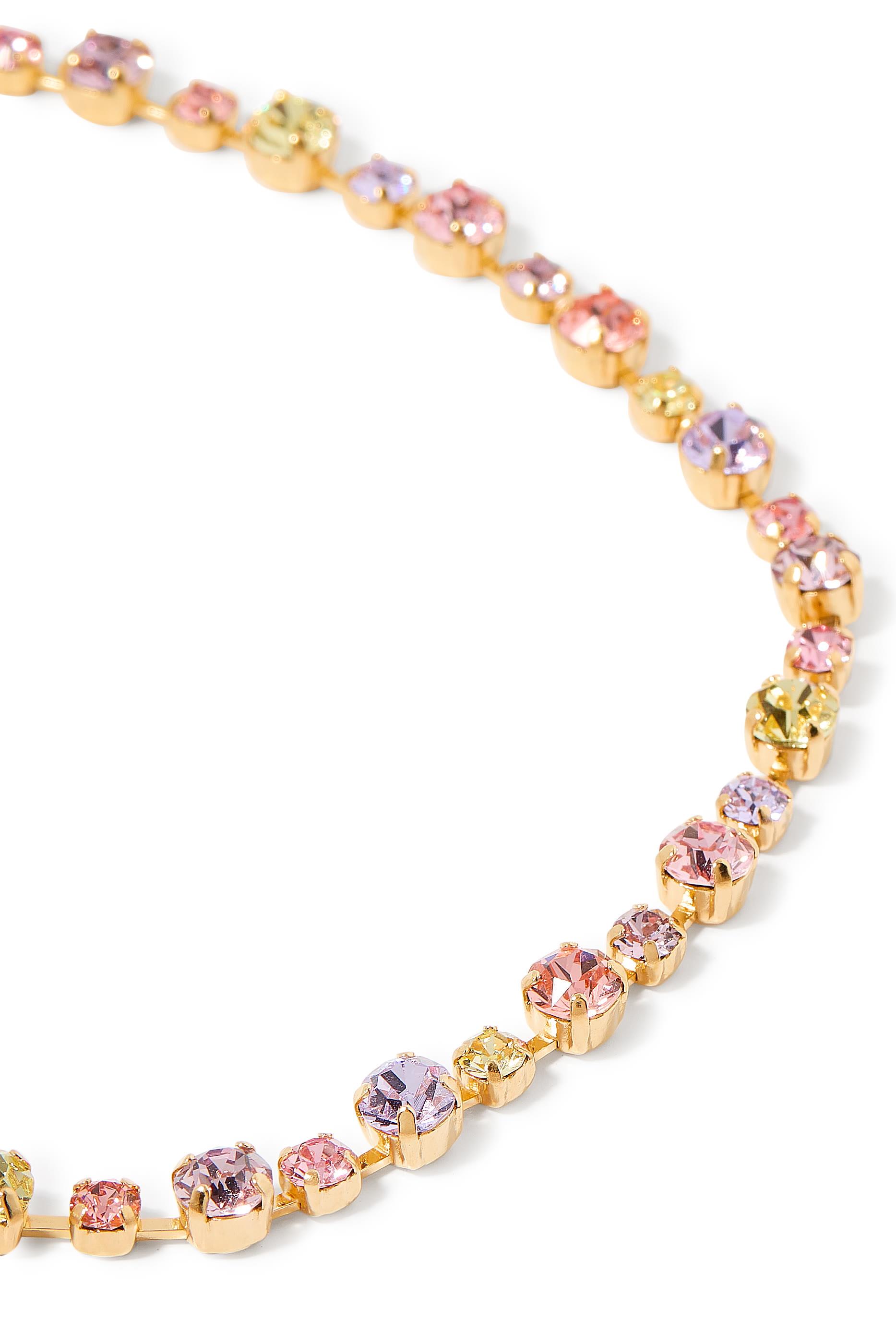 Summer Combo Calanthe Necklace, 18K Gold-Plated Brass & Crystals
