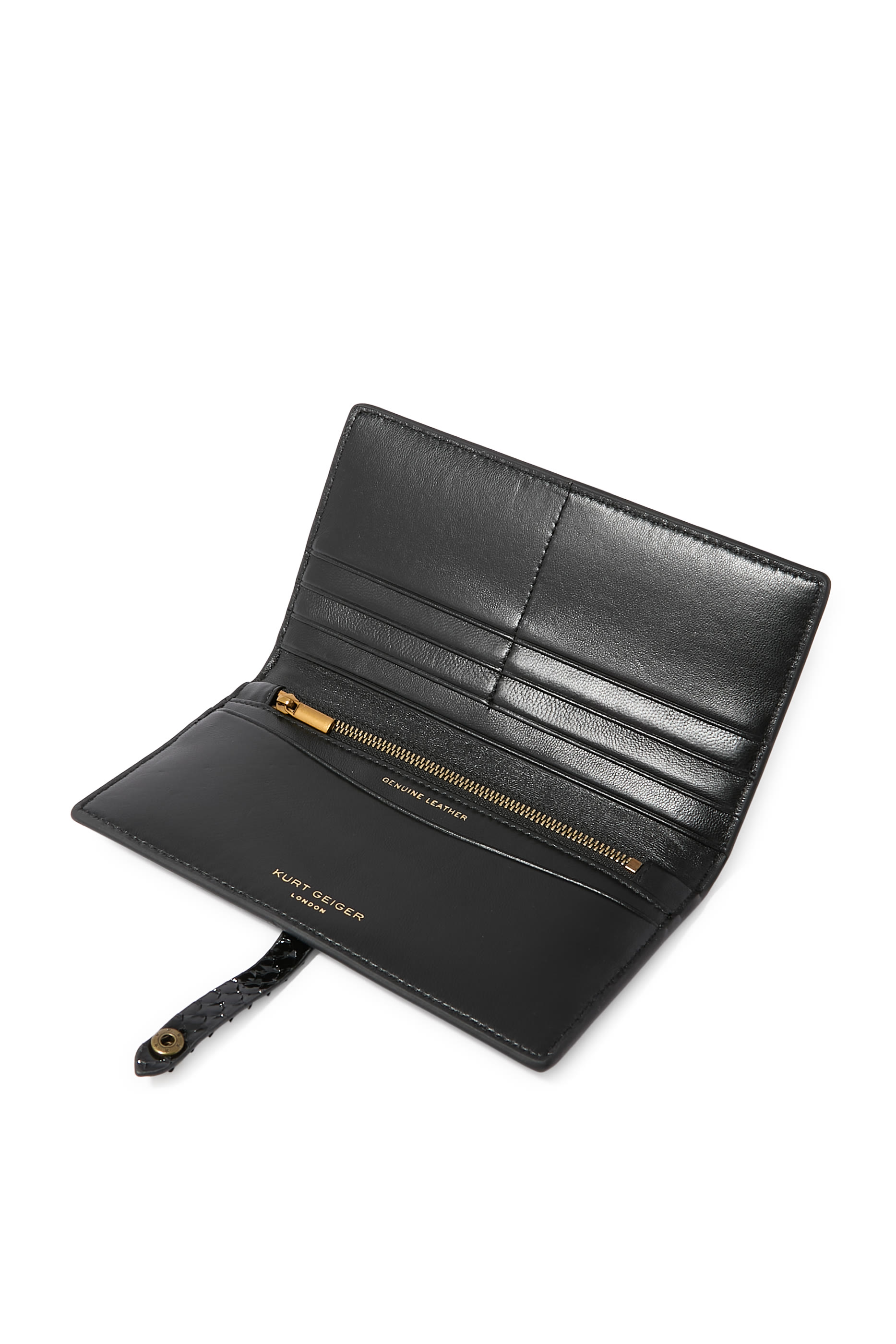 Kensington Snake Print Soft Wallet 