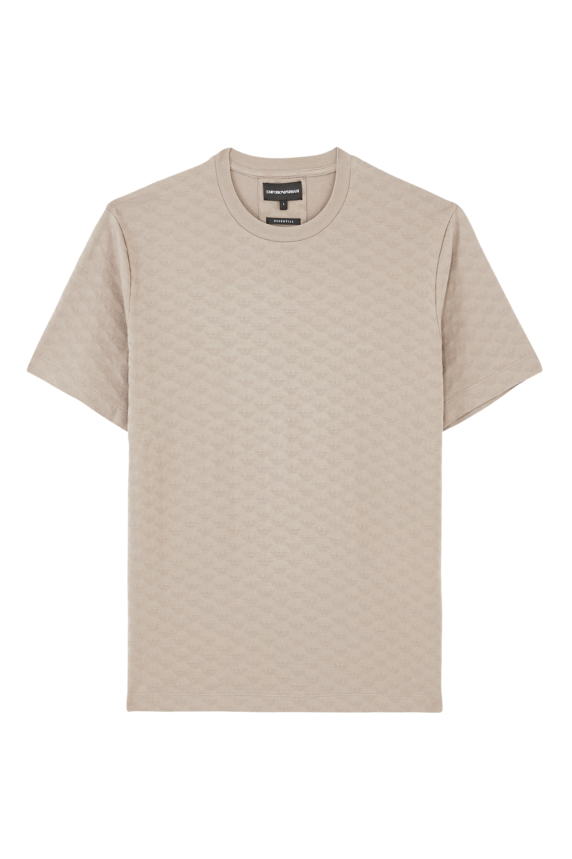 All-Over Jacquard Eagle Logo T-Shirt