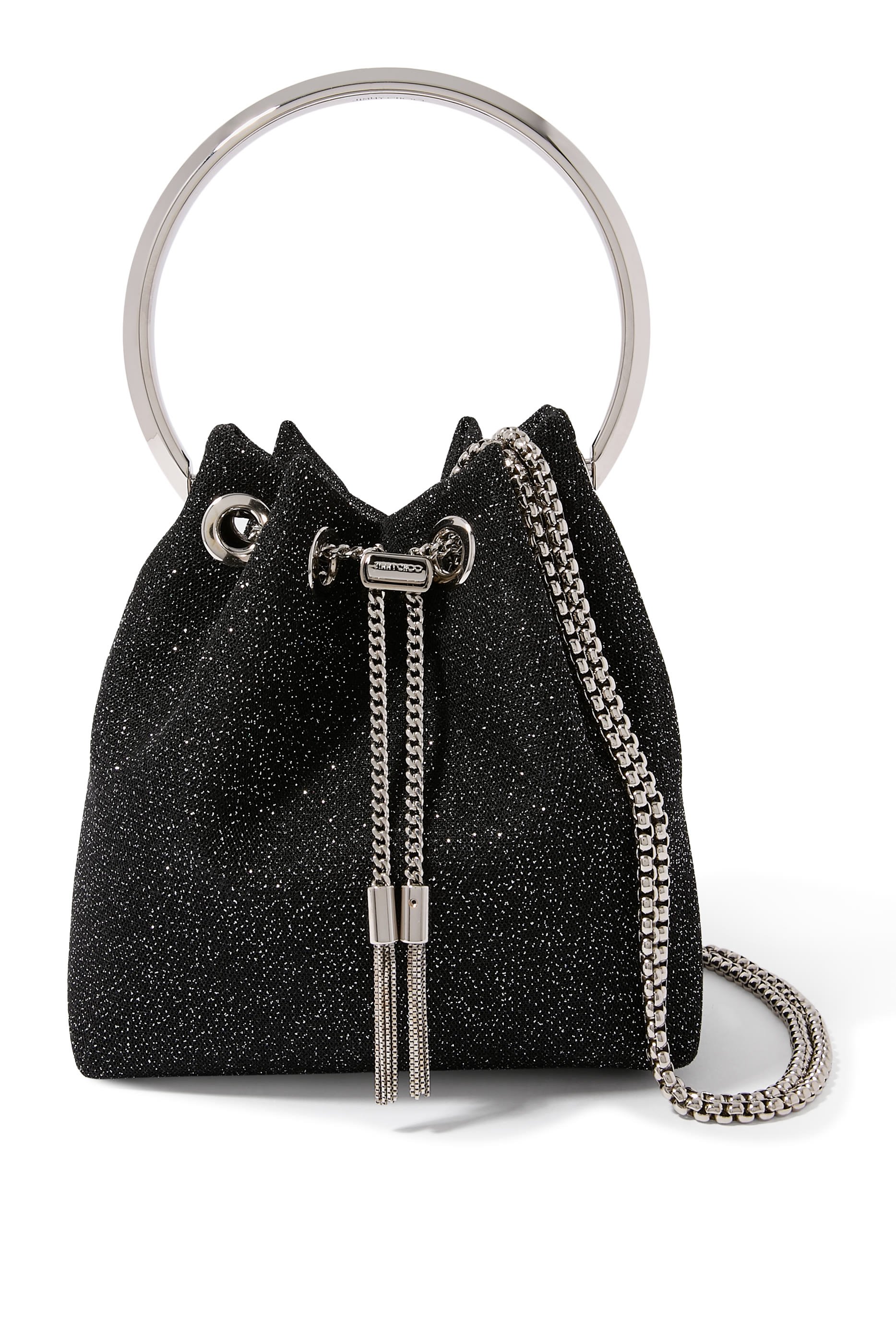 Bon Bon Glitter Mesh Handbag