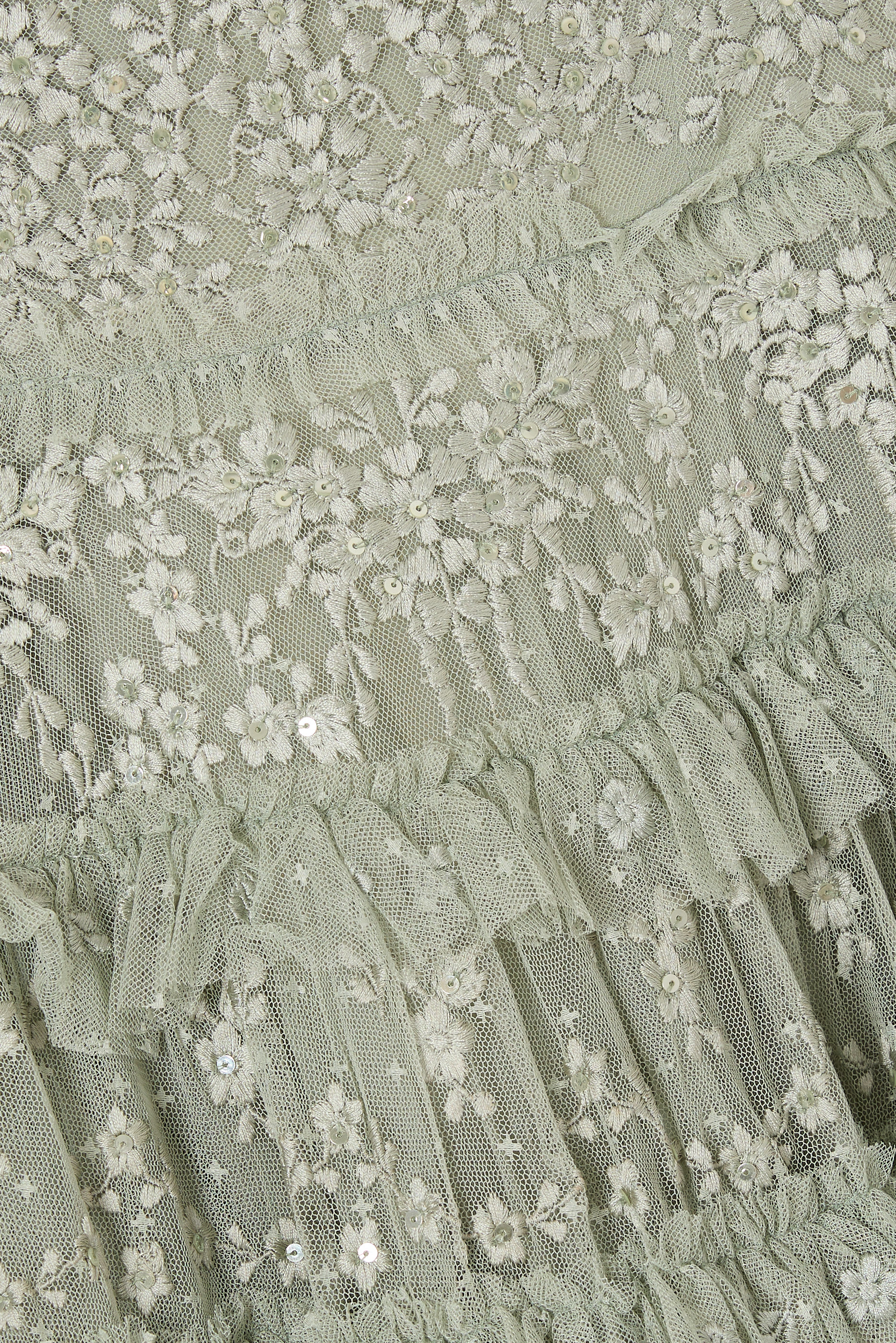  Blossom Lace Ankle Gown