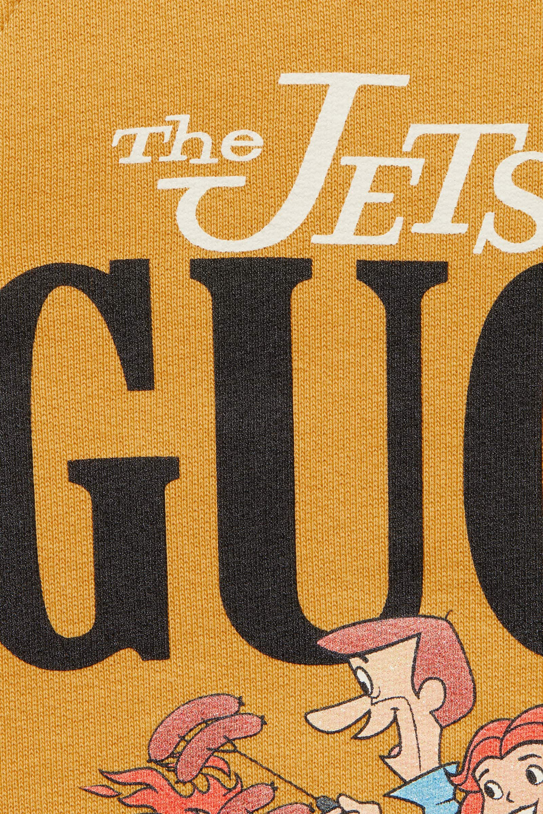 Kids Jetsons Printed Cotton Hooded Sweatshirt