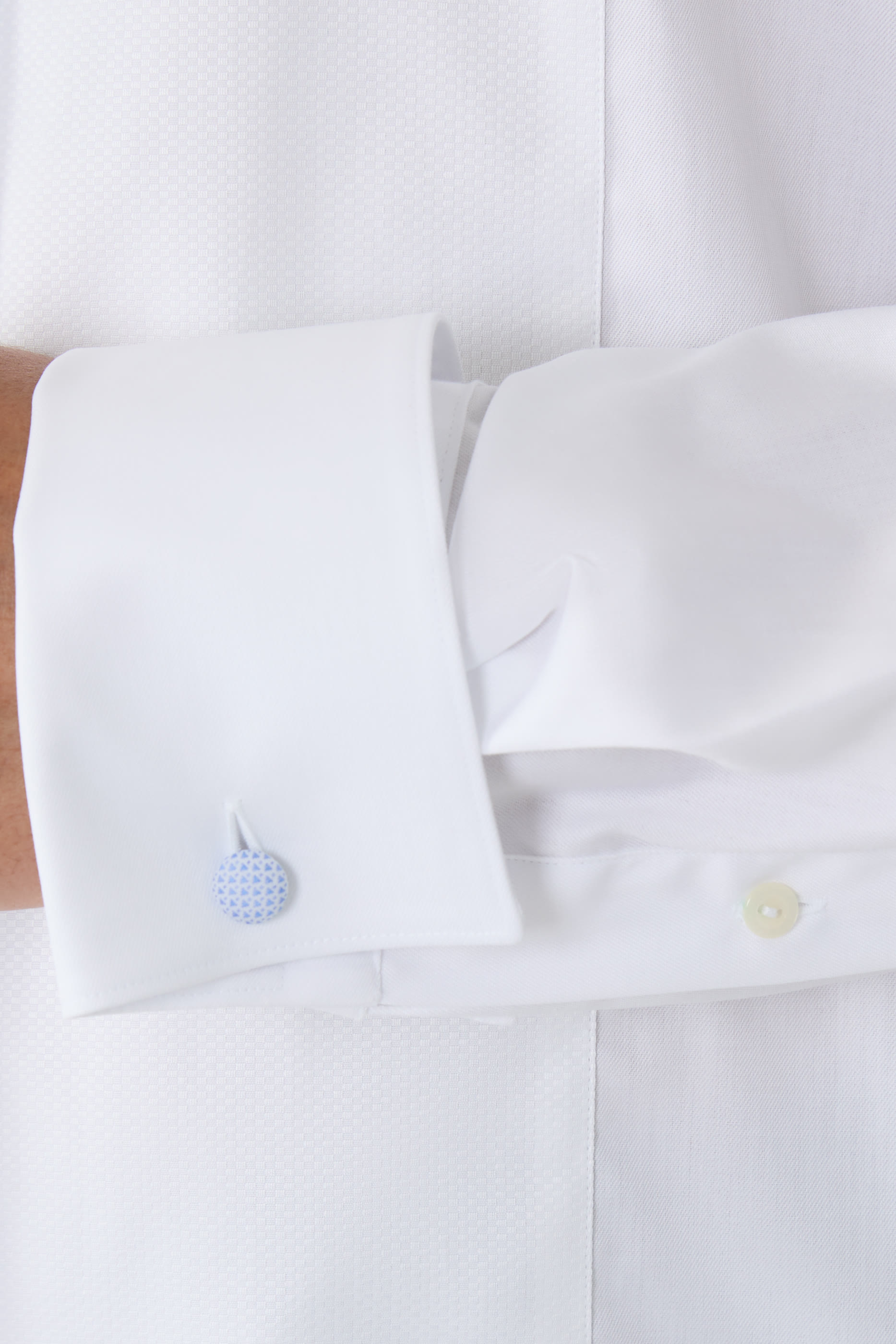 Dobby Bib-Front Evening Shirt