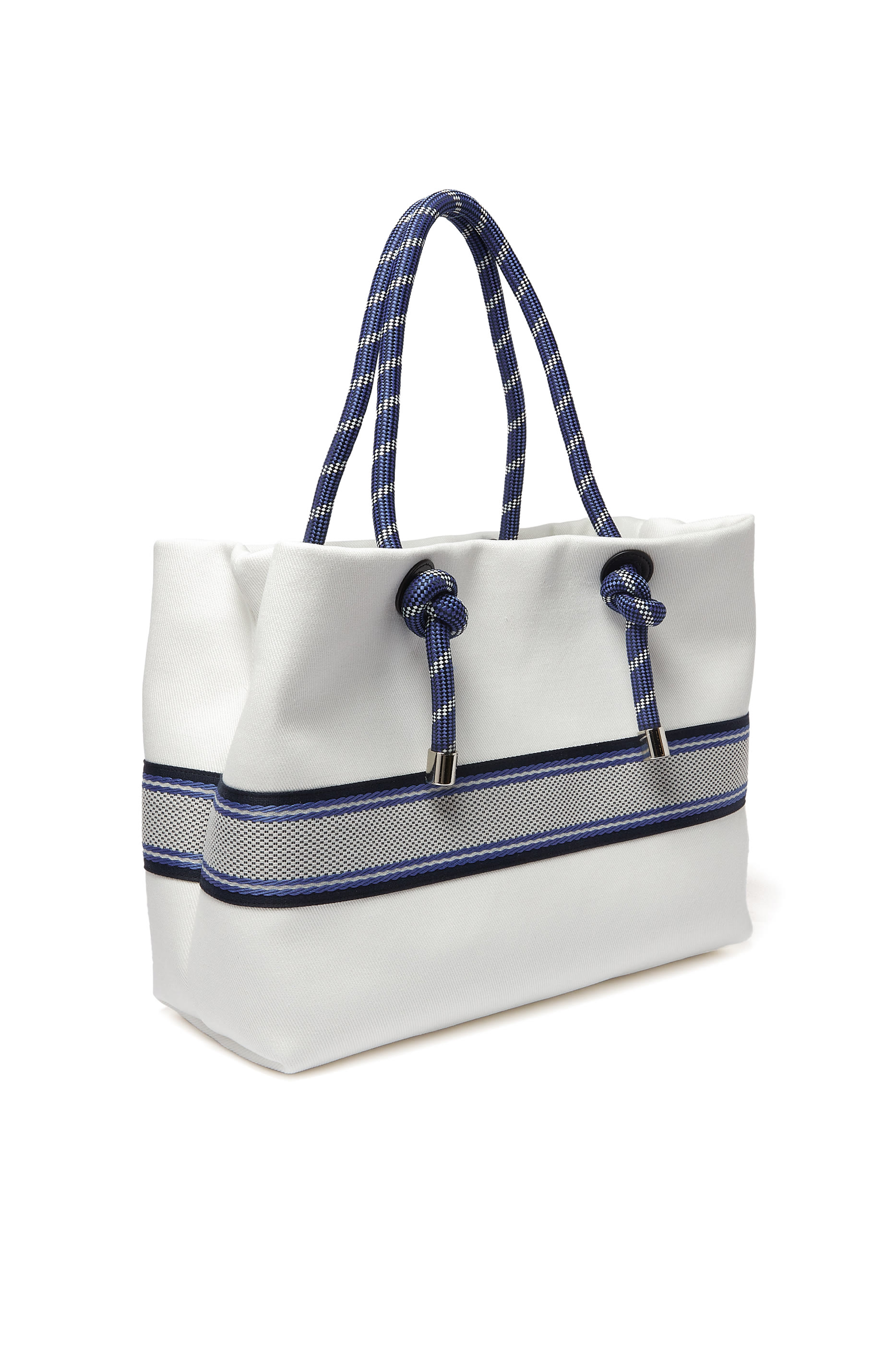 MyEA Logo-Tape Shopping Tote Bag