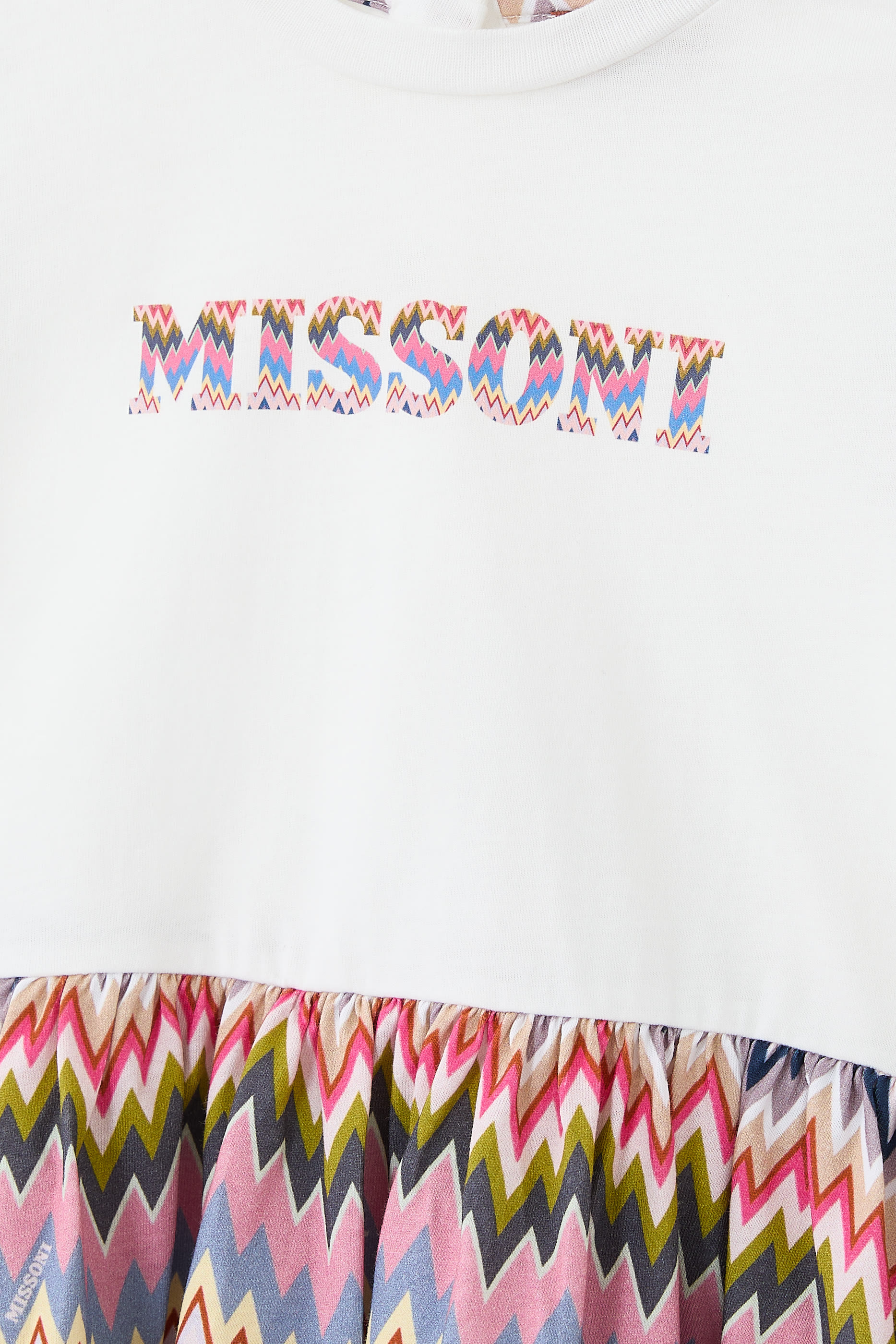 Kids Logo Zigzag Dress