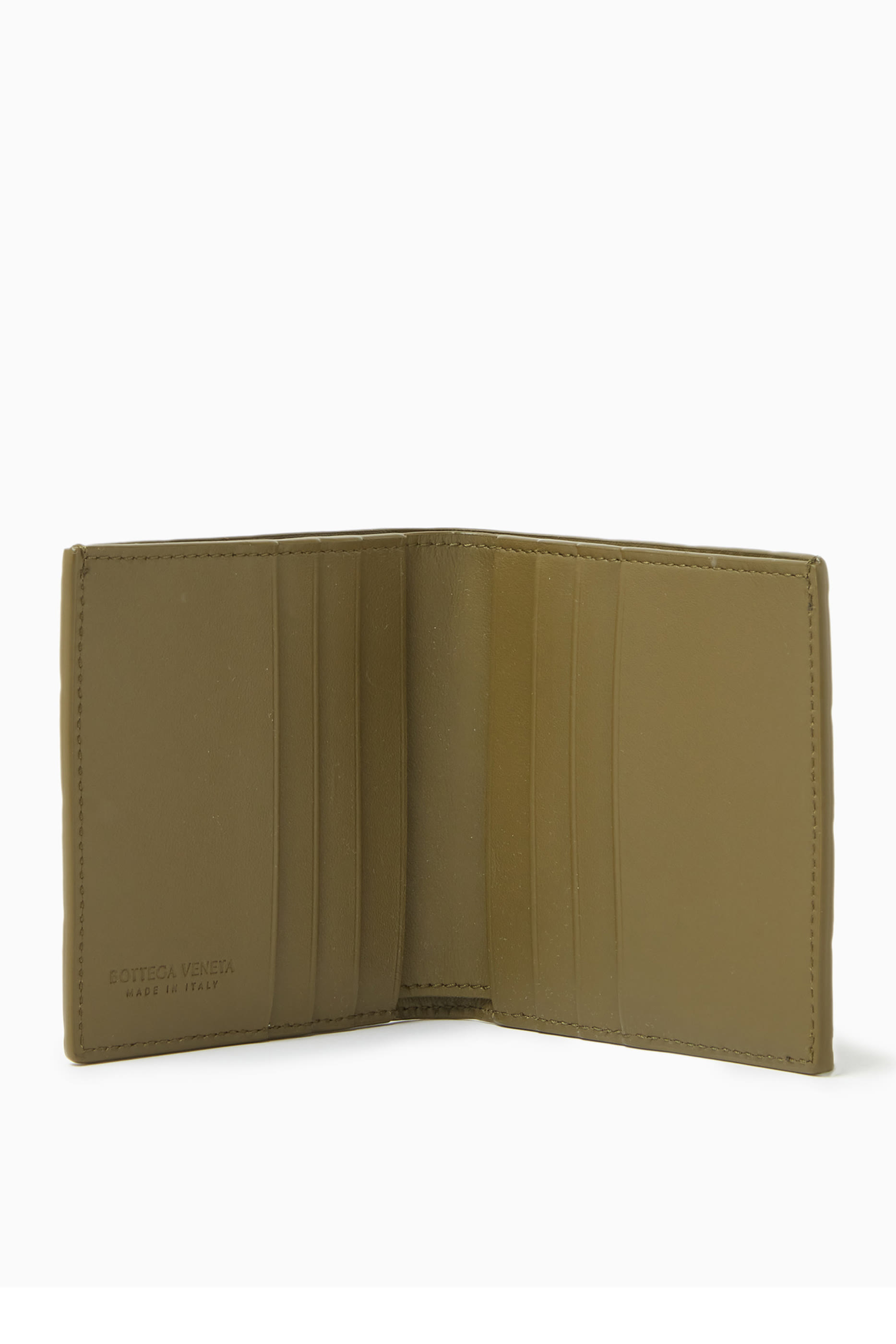 Intrecciato Slim Bi-Fold Wallet