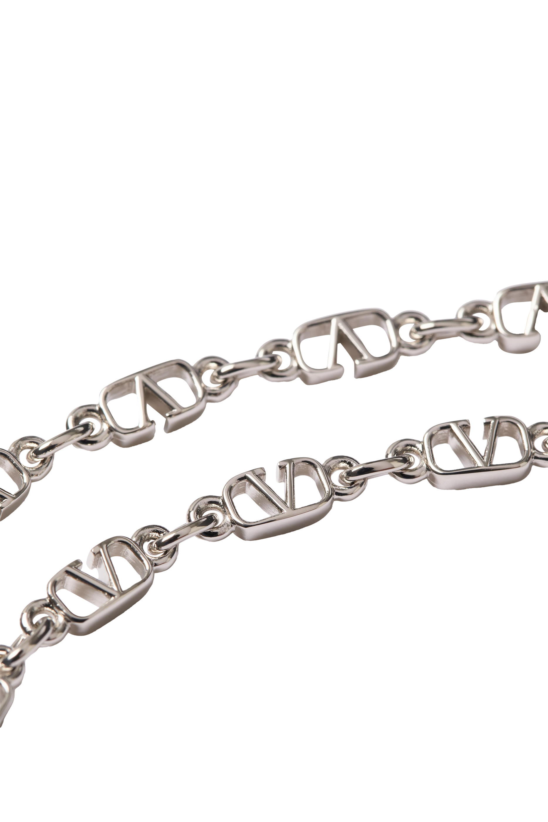 VLogo Signature Necklace, Metal