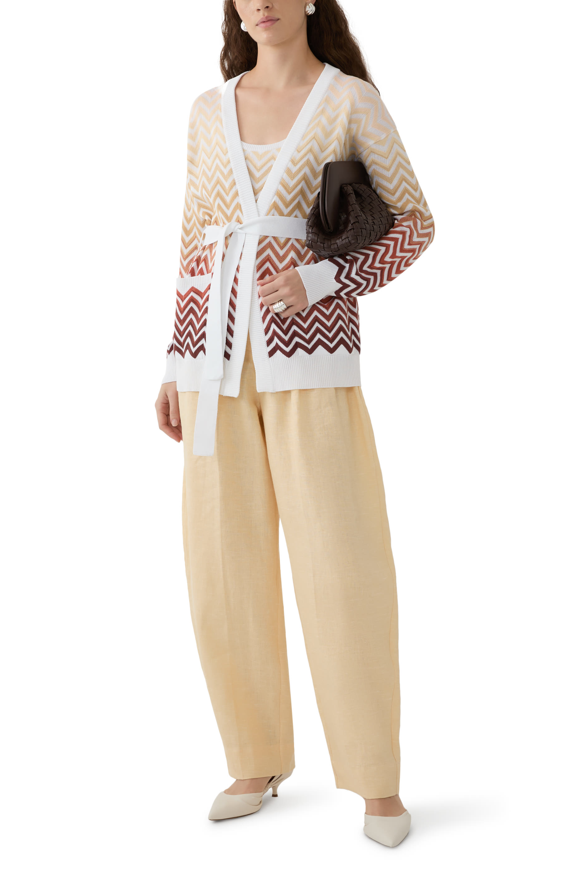 Degrad&eacute; Chevron Cardigan