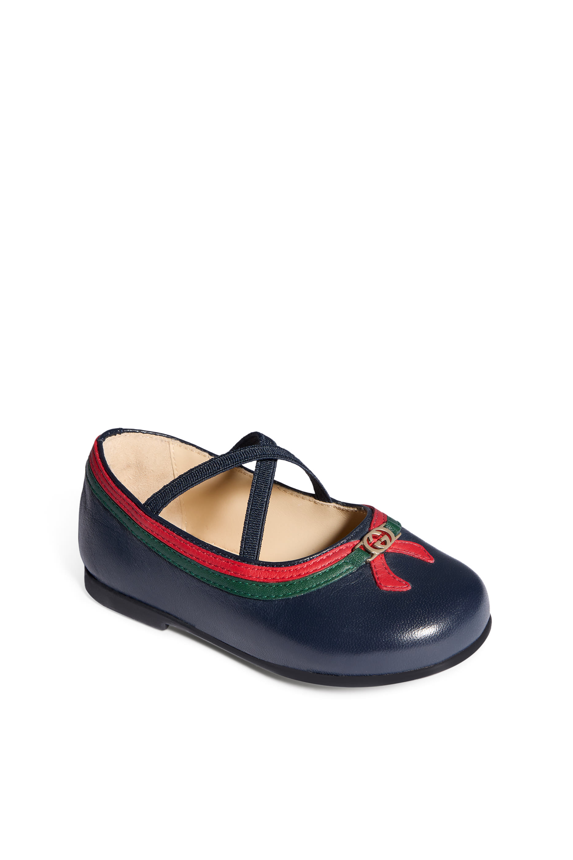 Kids Leather Ballerina Flats 